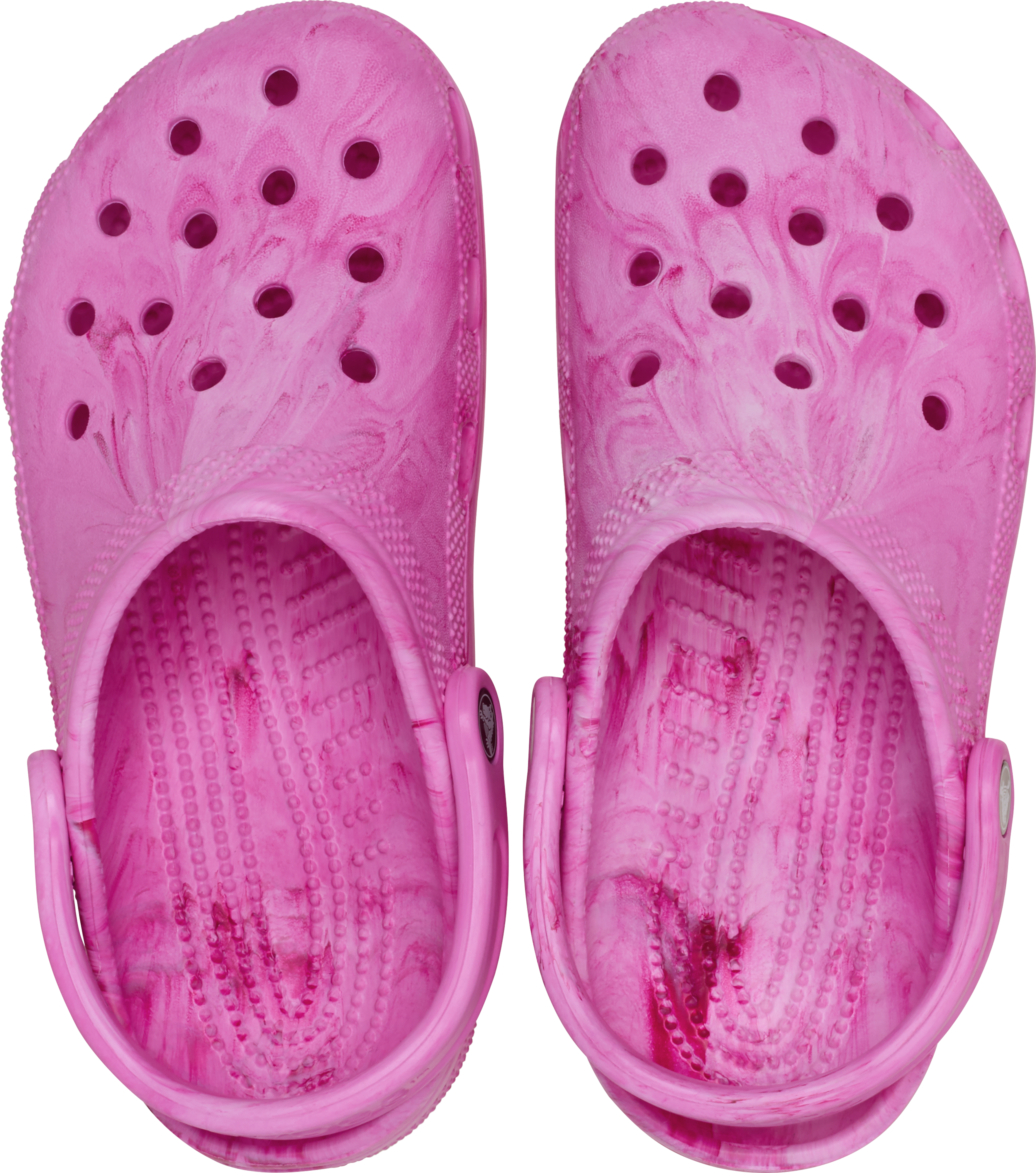 Crocs Classic Grade School Girls' "Pink Marble" Clog