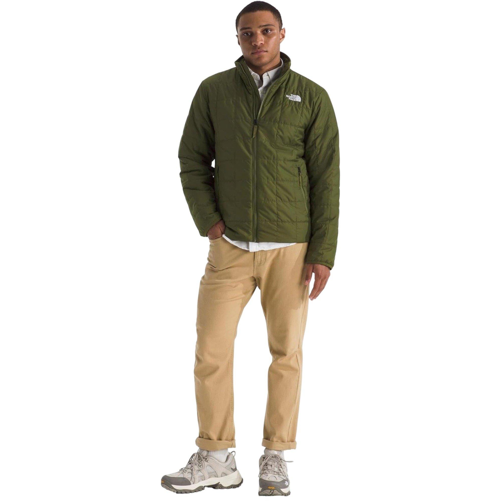 The North Face Men's Junction Insulated Jacket - Outdoor Green - OLIVE Thumbnail View 4