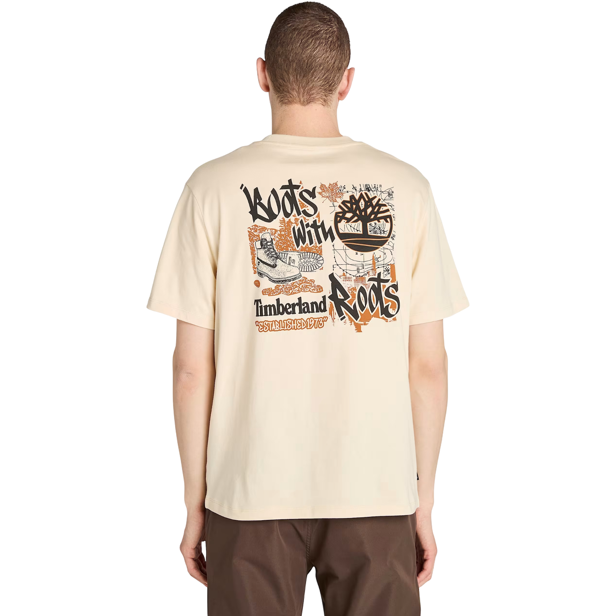 Timberland Men's Back Graphic Slogan Tee Cotton | Hibbett