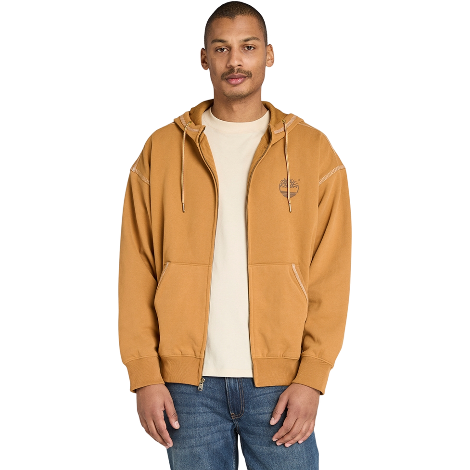 Timberland Men's Full-Zip Jacket - WHEAT Thumbnail View 1