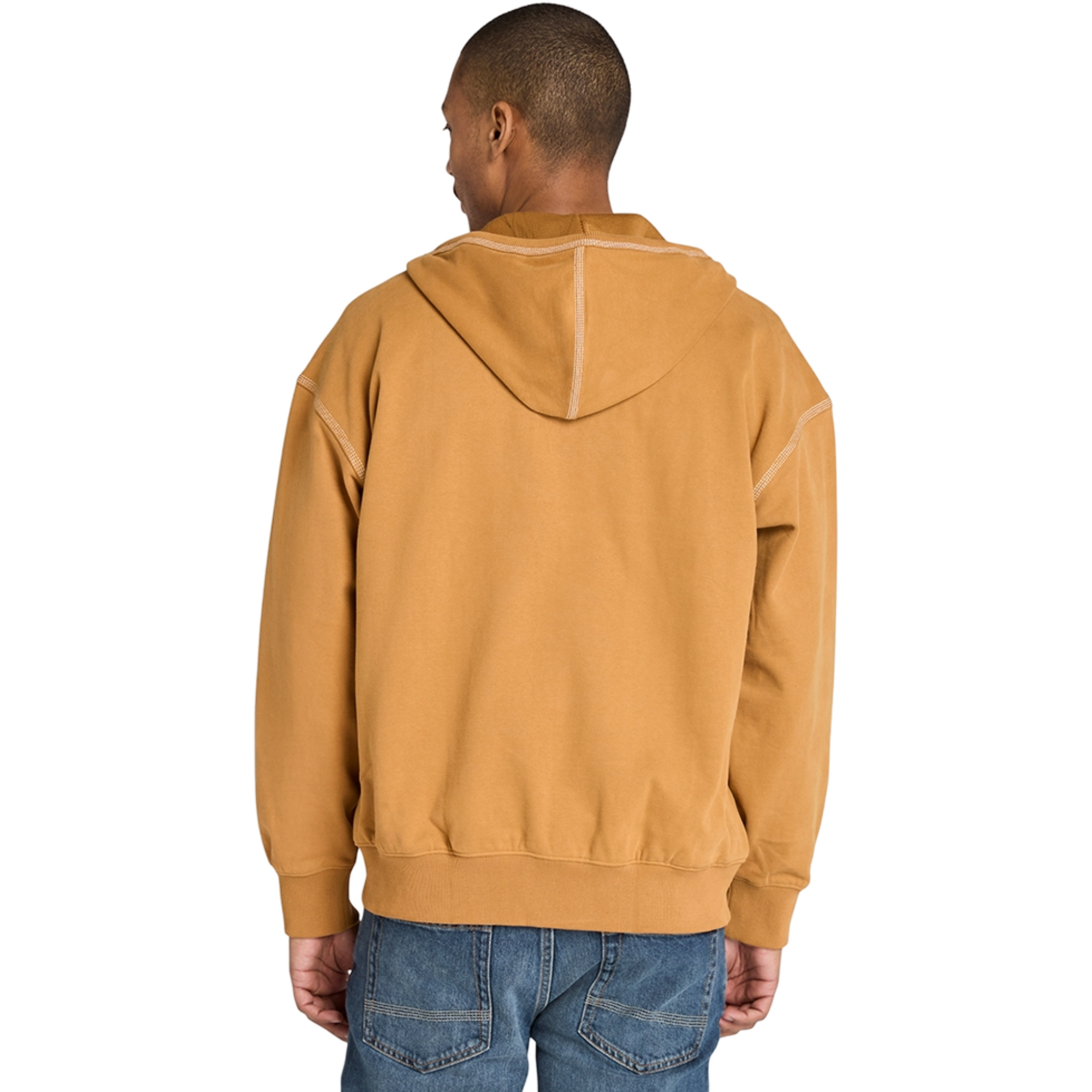 Timberland Men's Full-Zip Jacket - WHEAT Thumbnail View 2