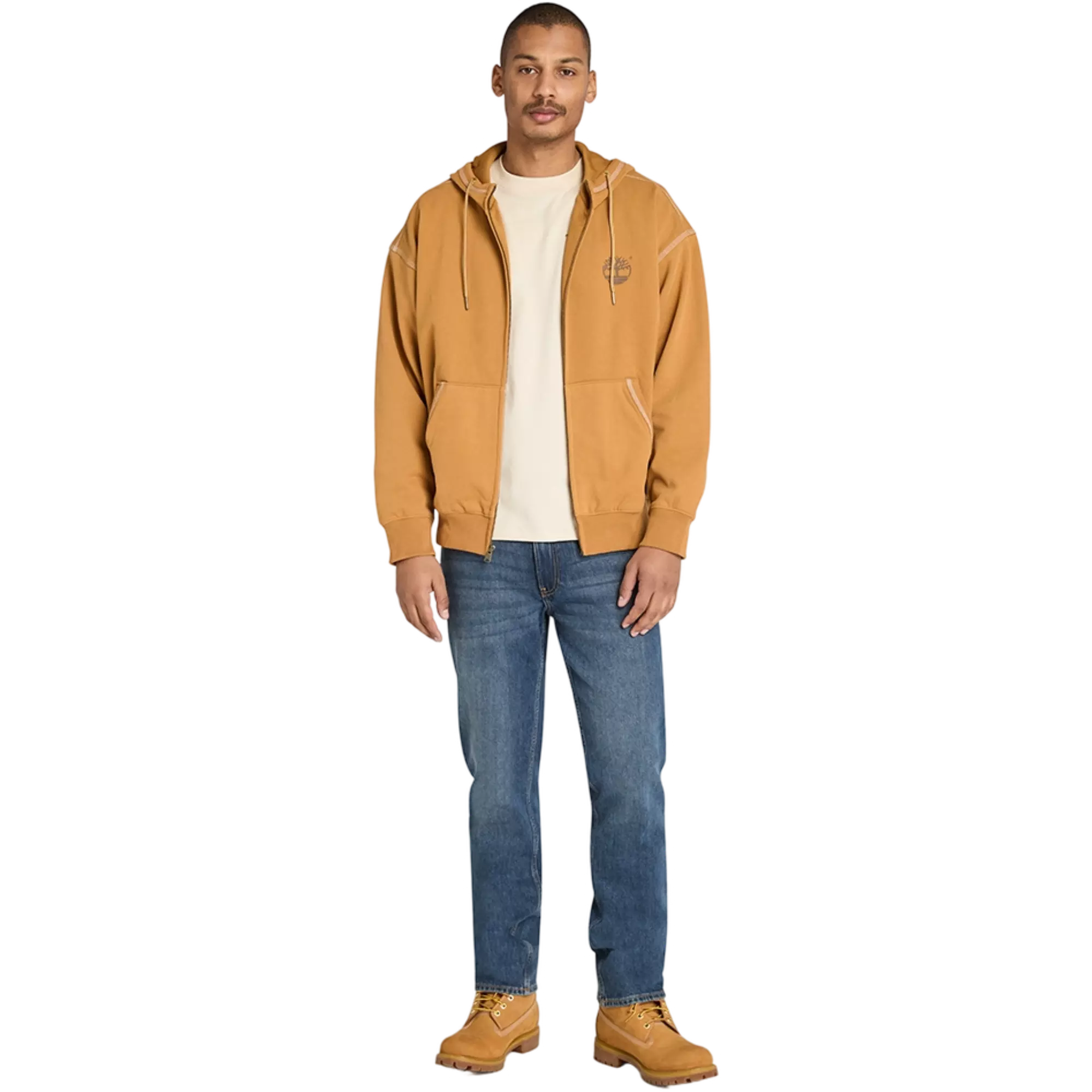 Timberland Men's Full-Zip Jacket - WHEAT