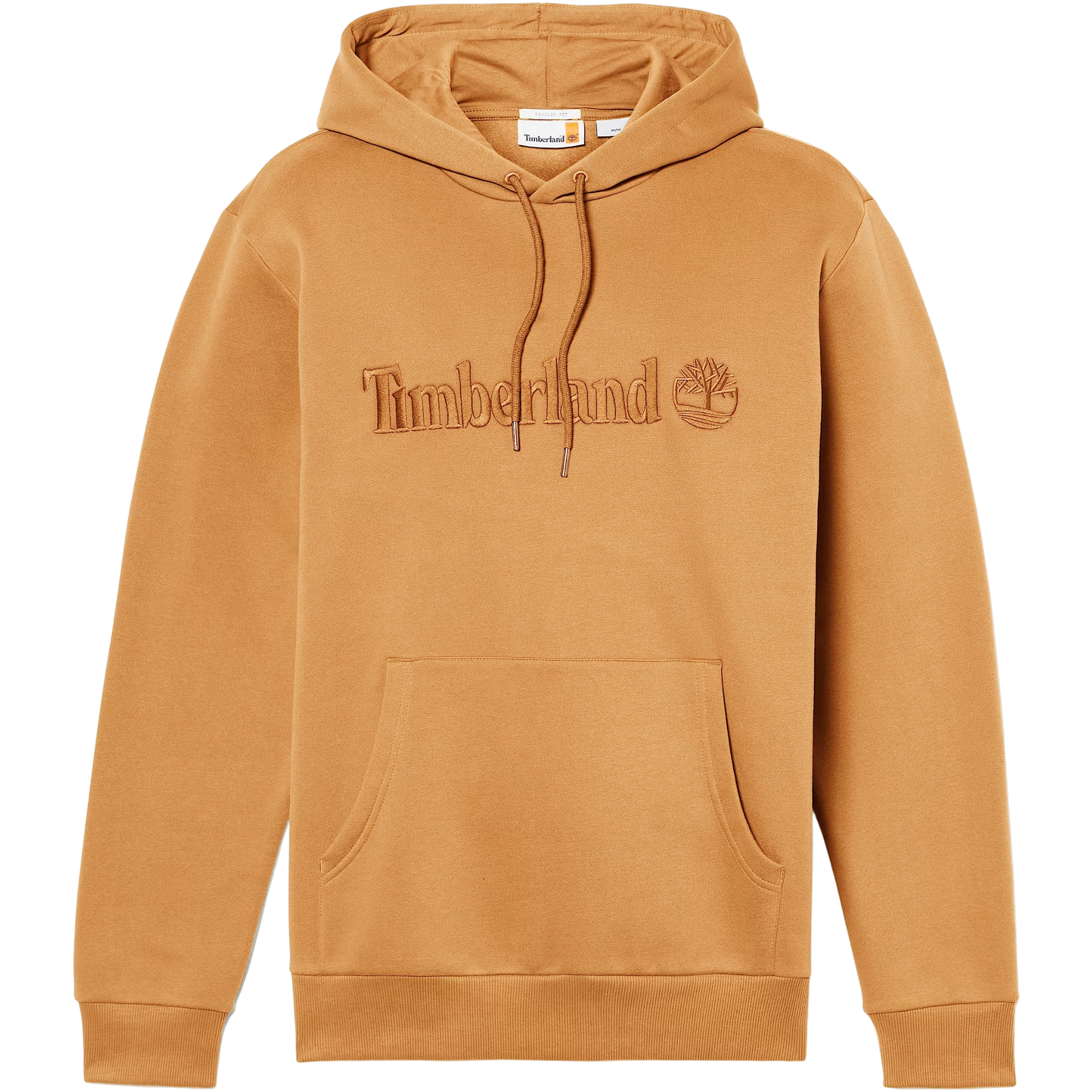 Timberland Men's Hampthon Embroidered Pullover Hoodie - WHEAT Thumbnail View 5