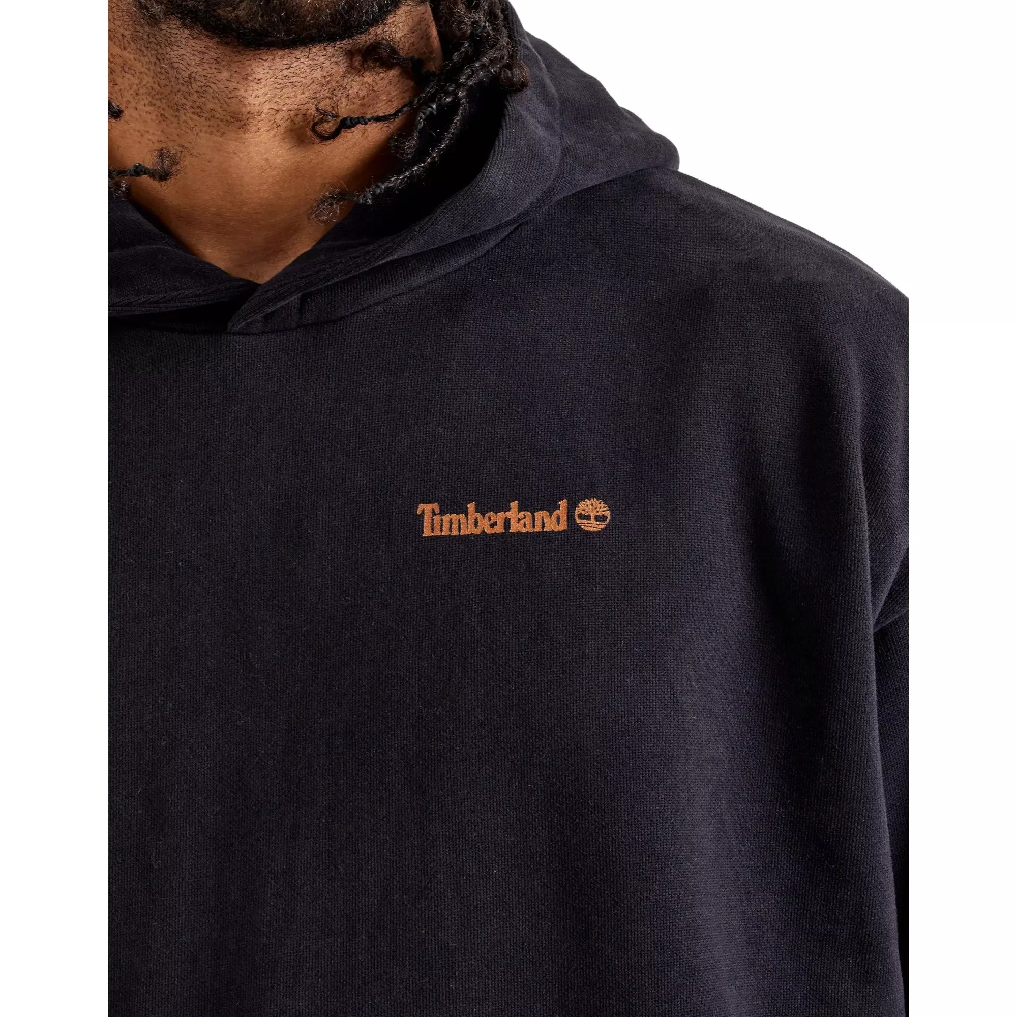 Timberland Men's Footprint Pullover Hoodie - BLACK