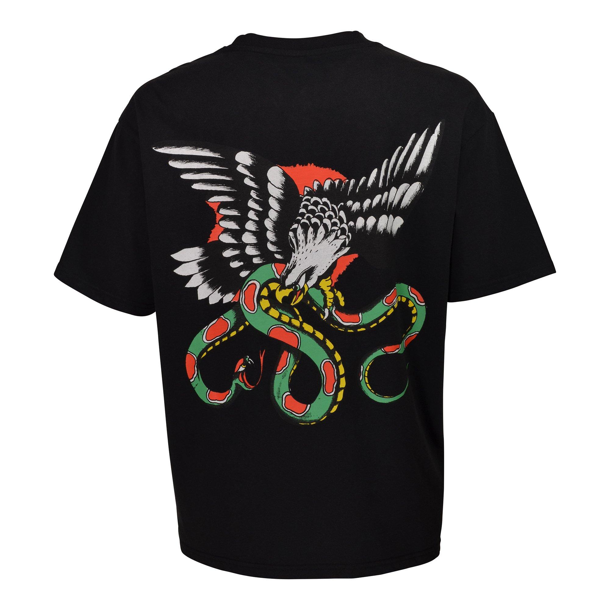 Ed Hardy Men's Eagle Snake Boxy Tee - Vintage Black - BLACK Thumbnail View 2