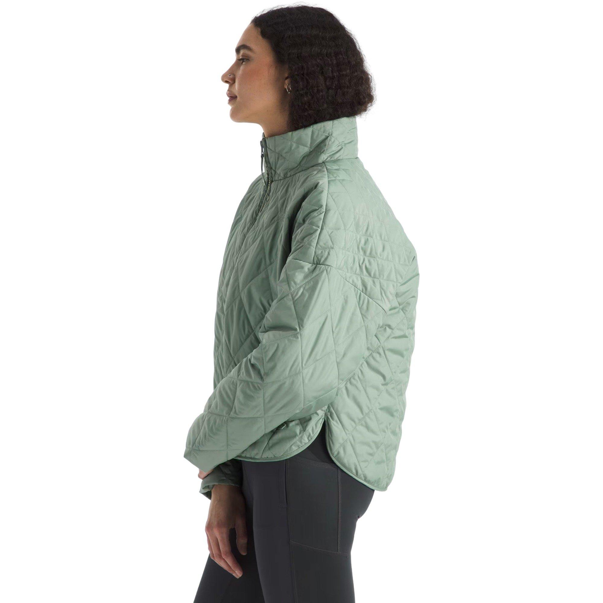 The North Face Women's Diamond Peak Insulated Jacket - GREEN Thumbnail View 4