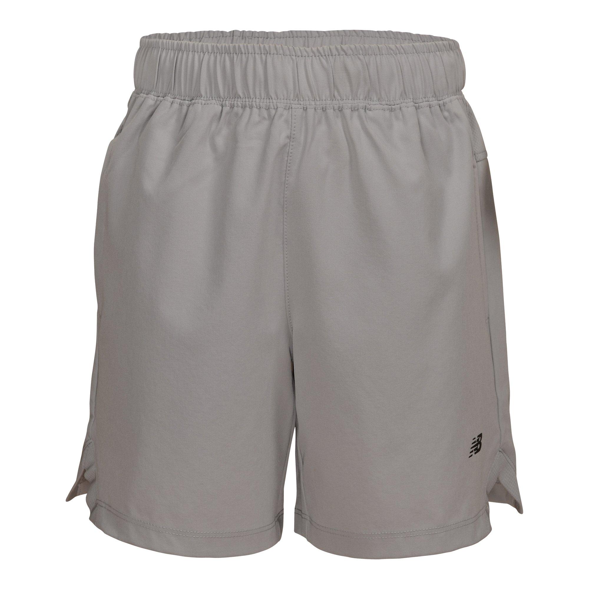 New Balance Big Boys' Woven Shorts - Grey - GREY