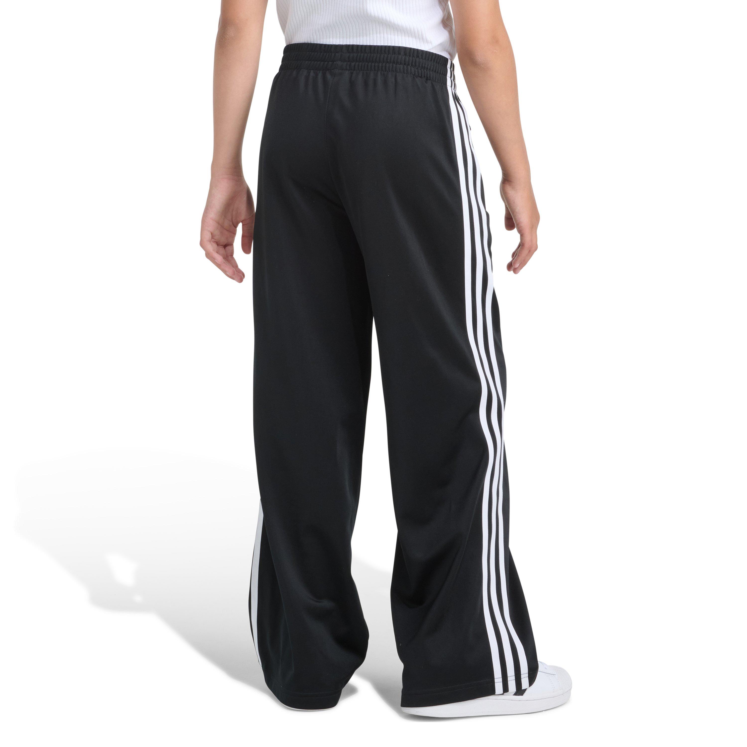 adidas Wide Leg Firebird Big Girls' Black Pants