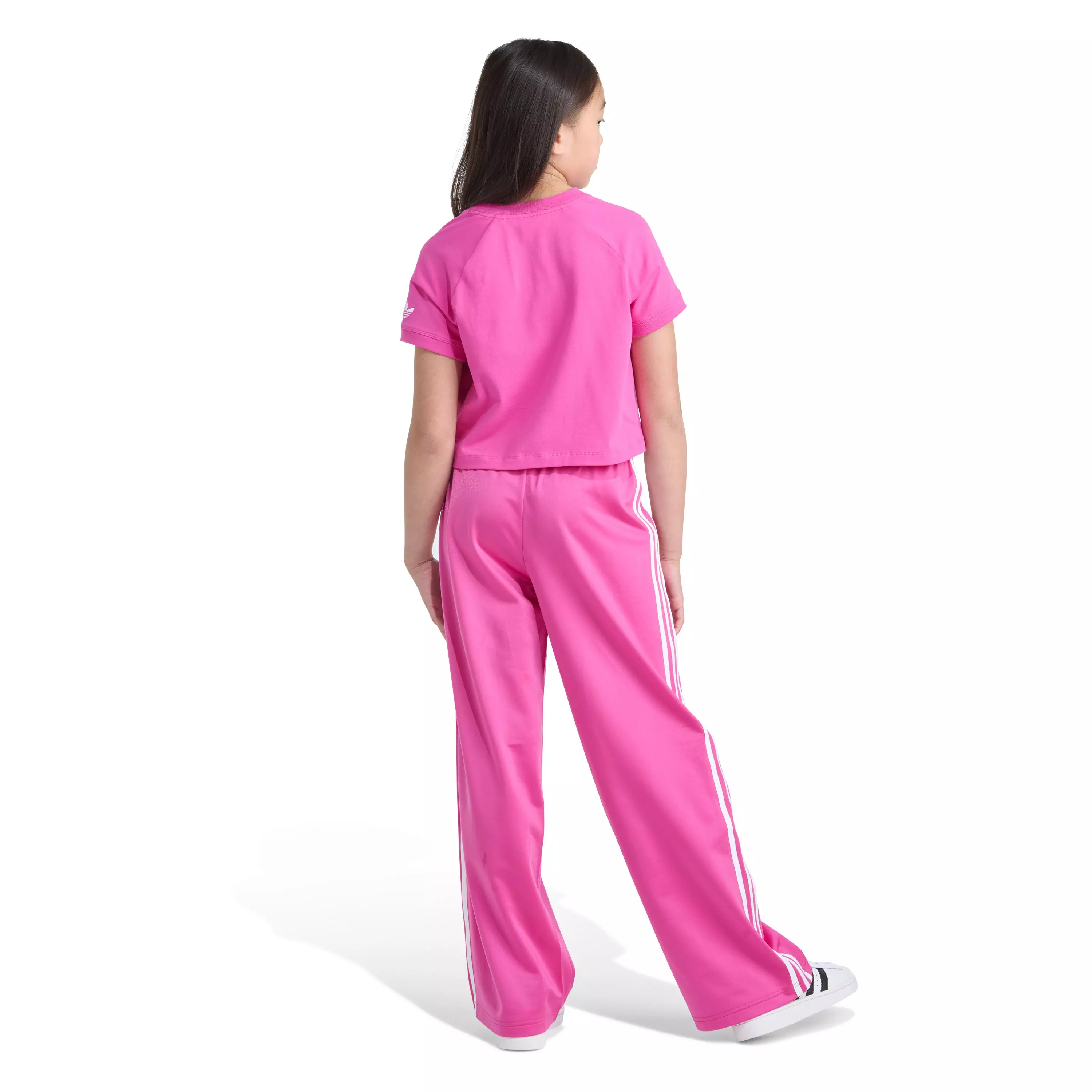 adidas Big Girls' Royal Raglan Tee - Pink Fusion - PINK