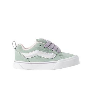 Vans Knu Skool "Grey/Olive Green" Grade School Girls' Shoe