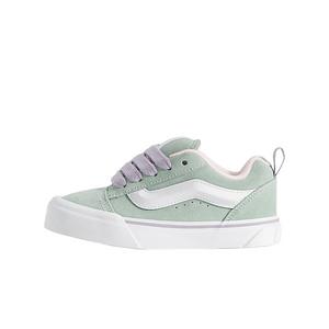 Vans Knu Skool "Grey/Olive Green" Grade School Girls' Shoe