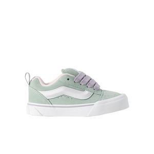 Vans Knu Skool "Grey/Olive Green" Preschool Girls' Shoe
