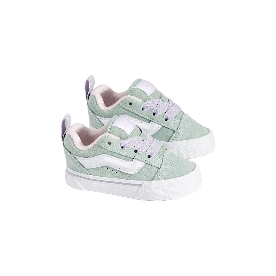 Vans Knu Skool Toddler Girls' "Grey/Olive Green" Shoe