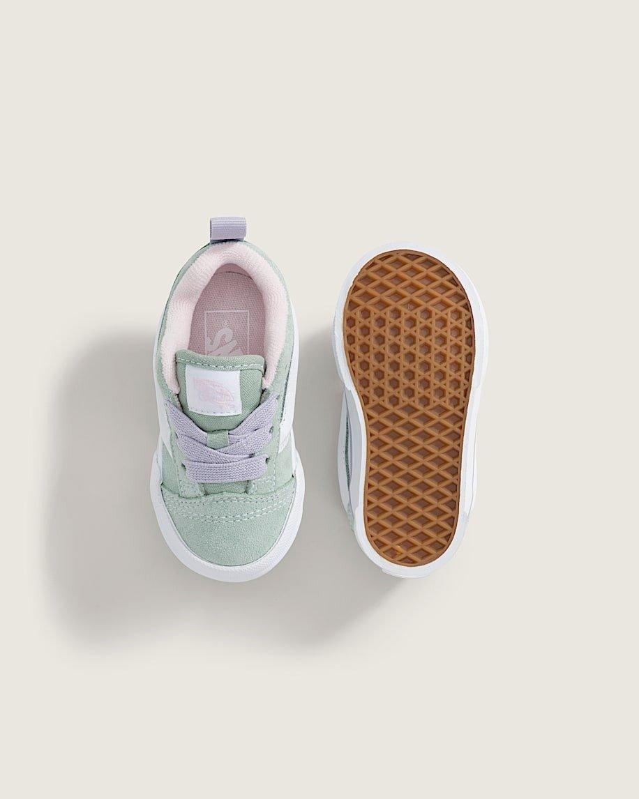 Vans Knu Skool Toddler Girls' "Grey/Olive Green" Shoe