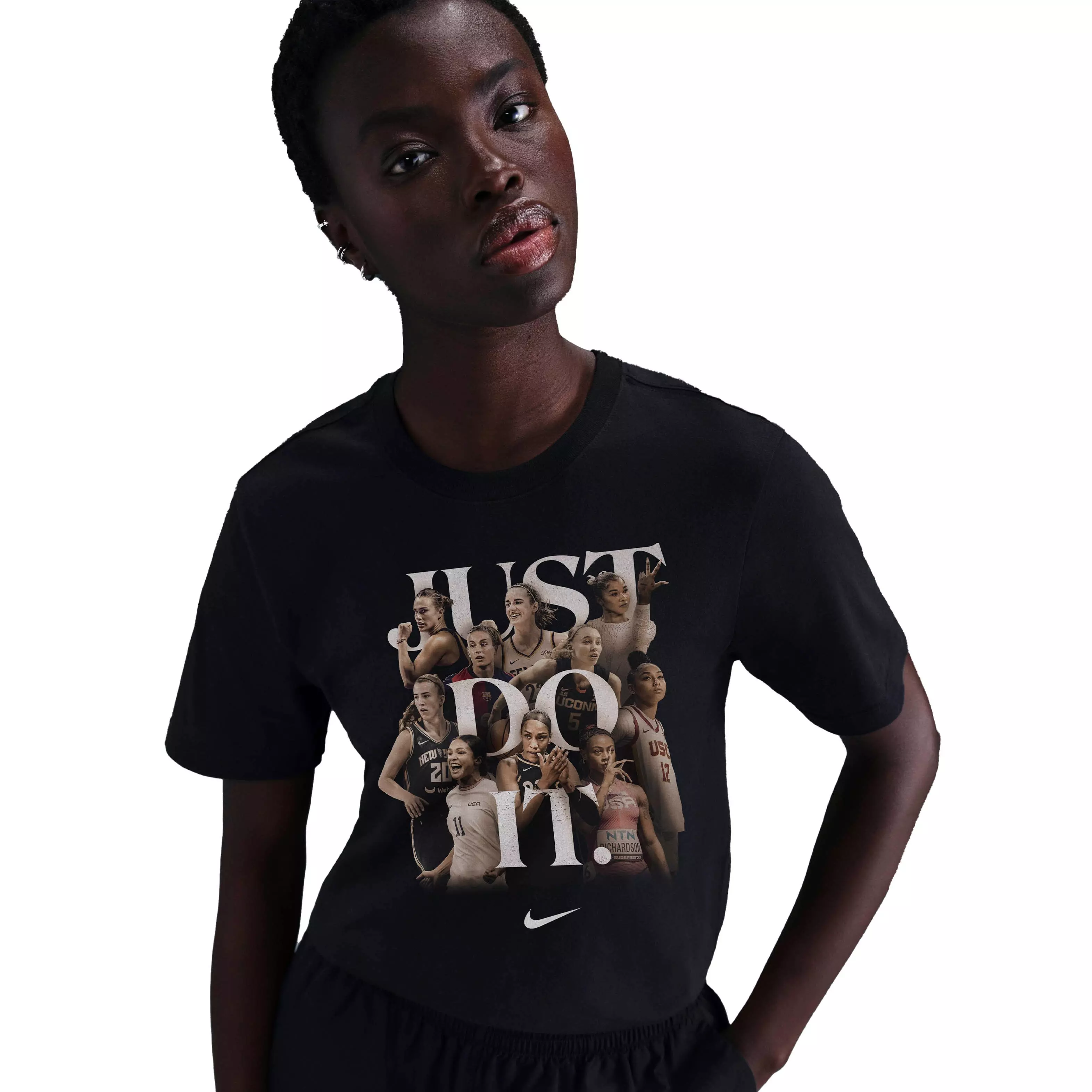 Nike Sportswear "So Win" JDI Graphic Tee - Black