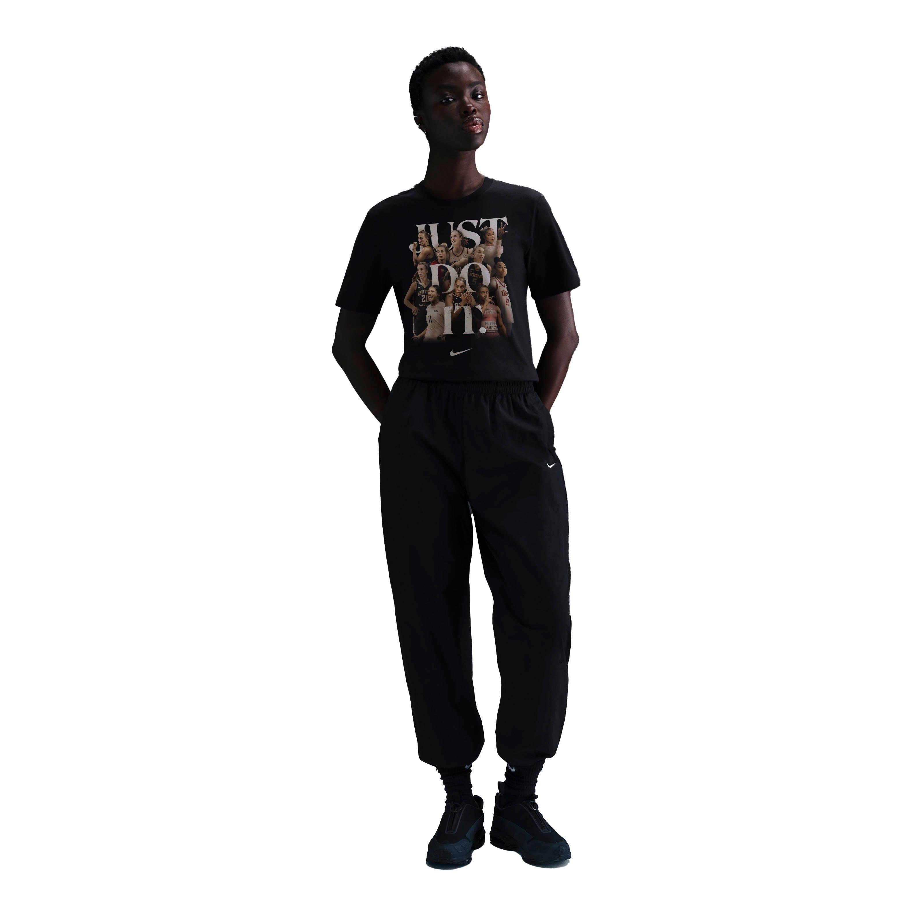 Nike Sportswear "So Win" JDI Graphic Tee - Black - BLACK Thumbnail View 5