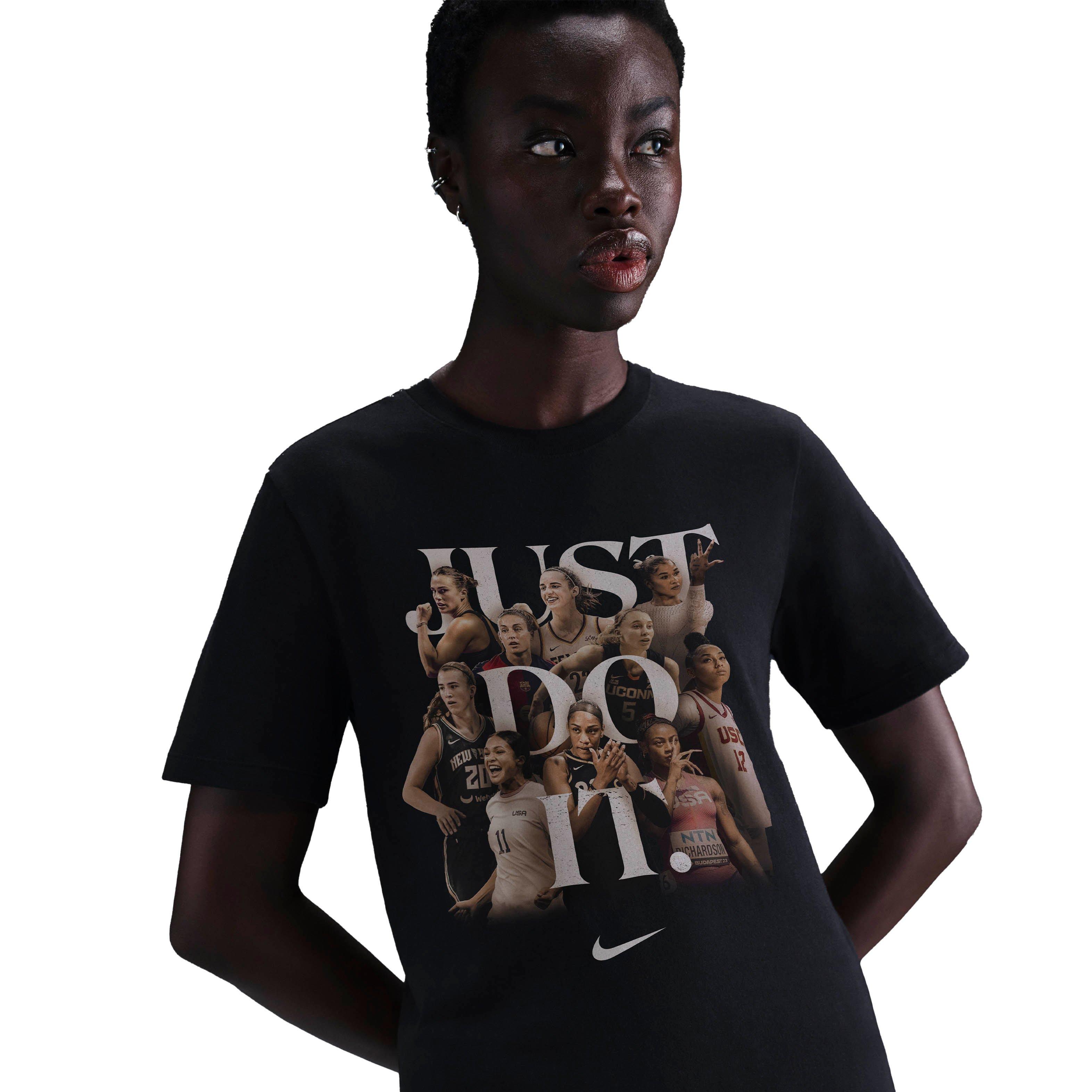 Nike Sportswear "So Win" JDI Graphic Tee - Black - BLACK Thumbnail View 2