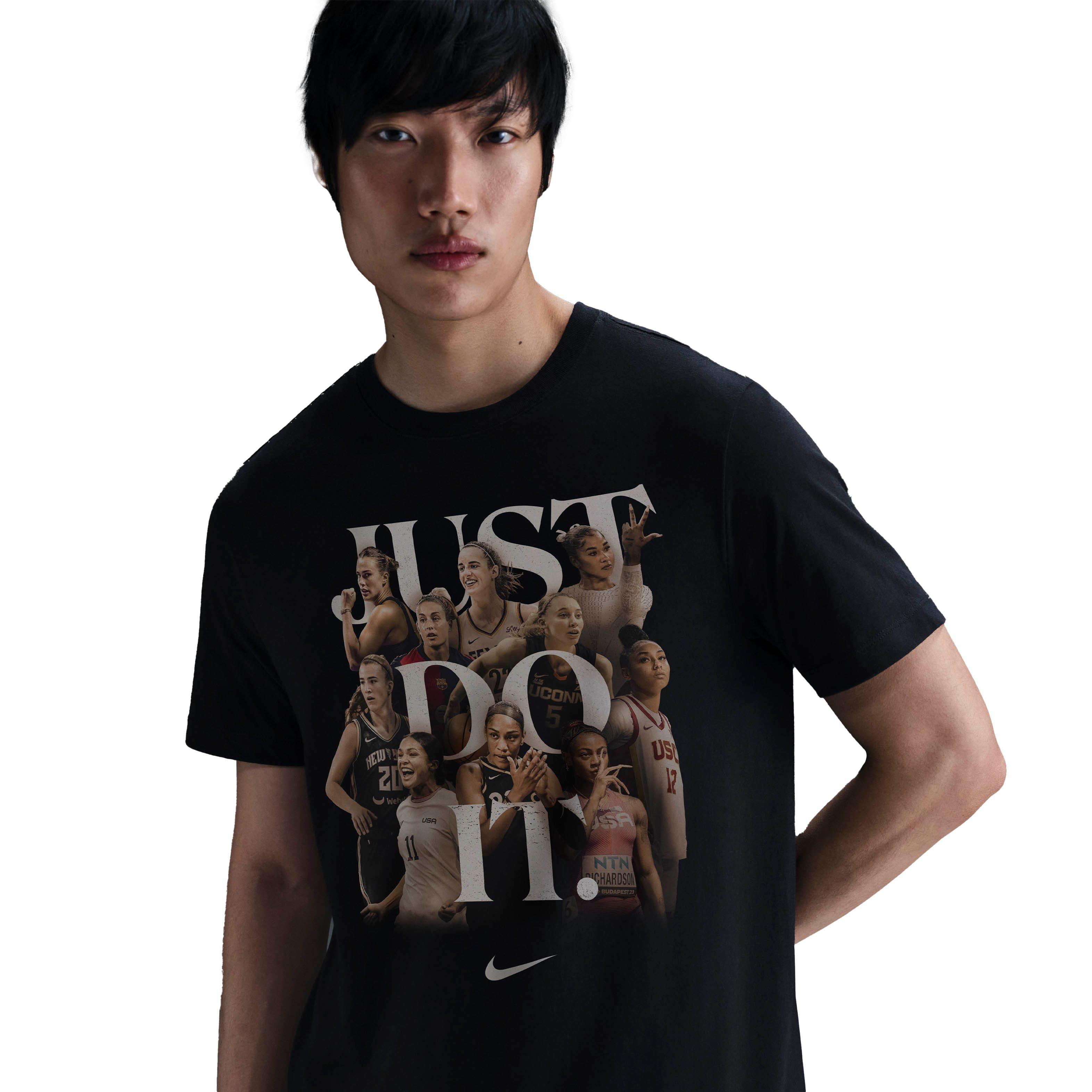 Nike Sportswear "So Win" JDI Graphic Tee - Black - BLACK Thumbnail View 6