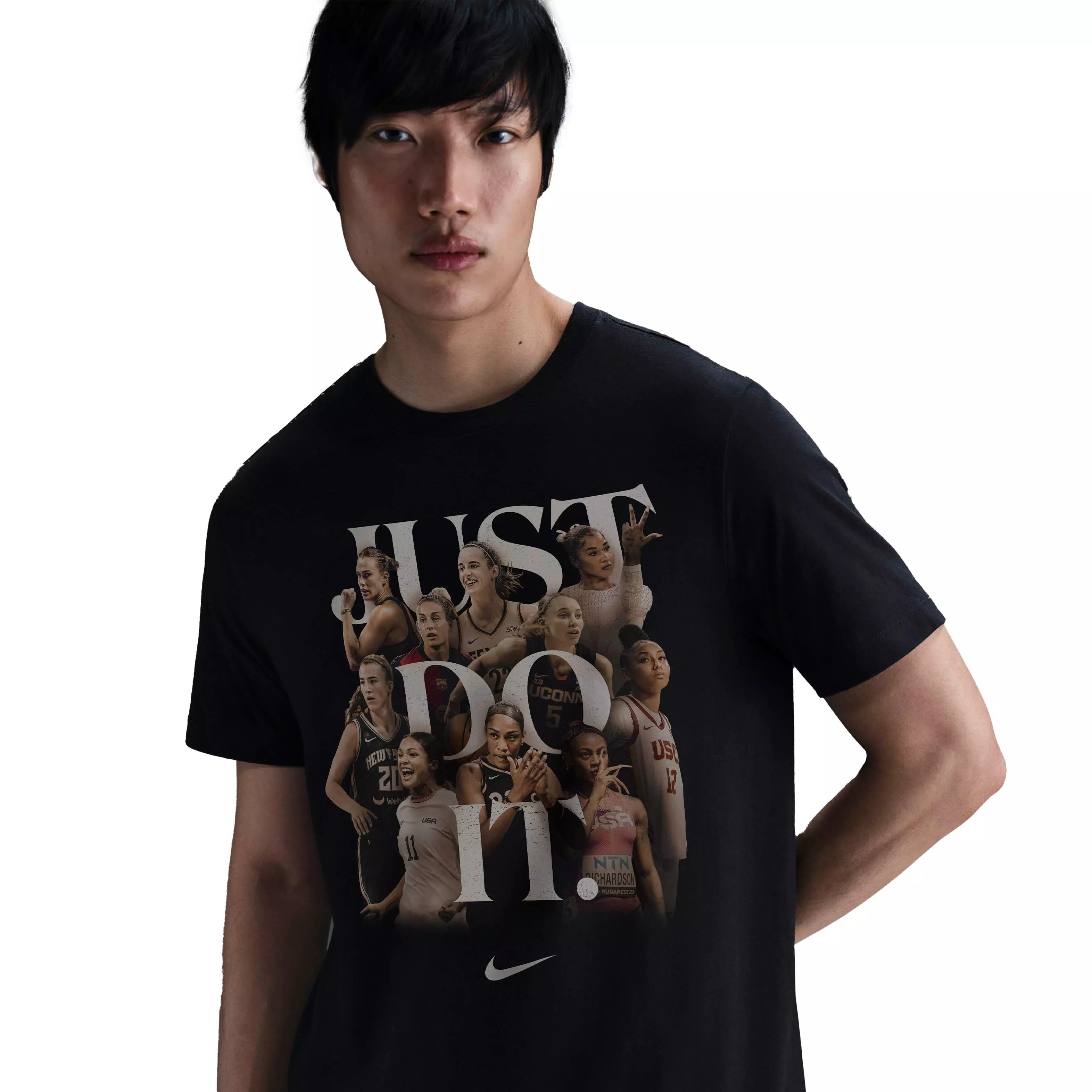 Nike Sportswear "So Win" JDI Graphic Tee - Black - BLACK