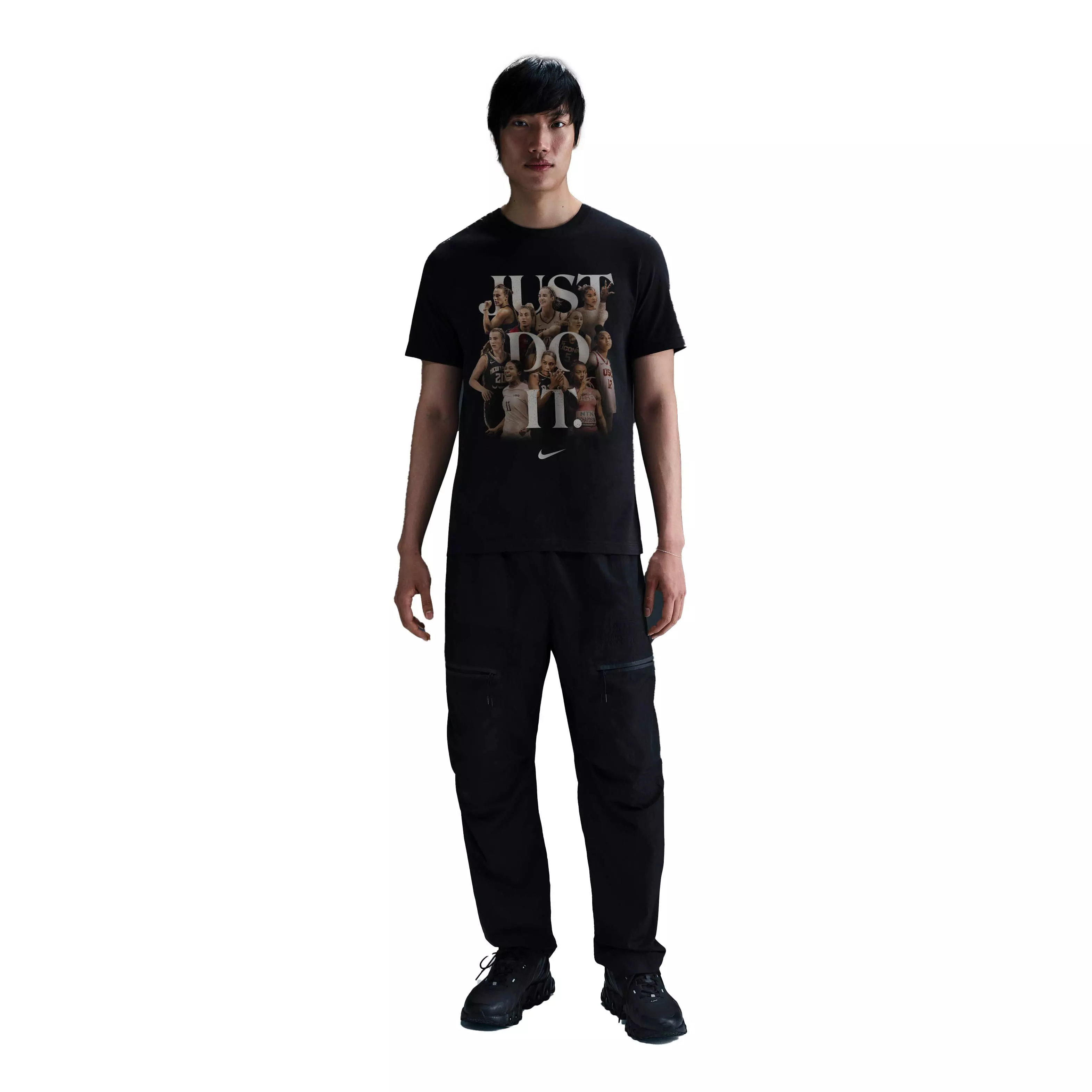 Nike Sportswear "So Win" JDI Graphic Tee - Black - BLACK