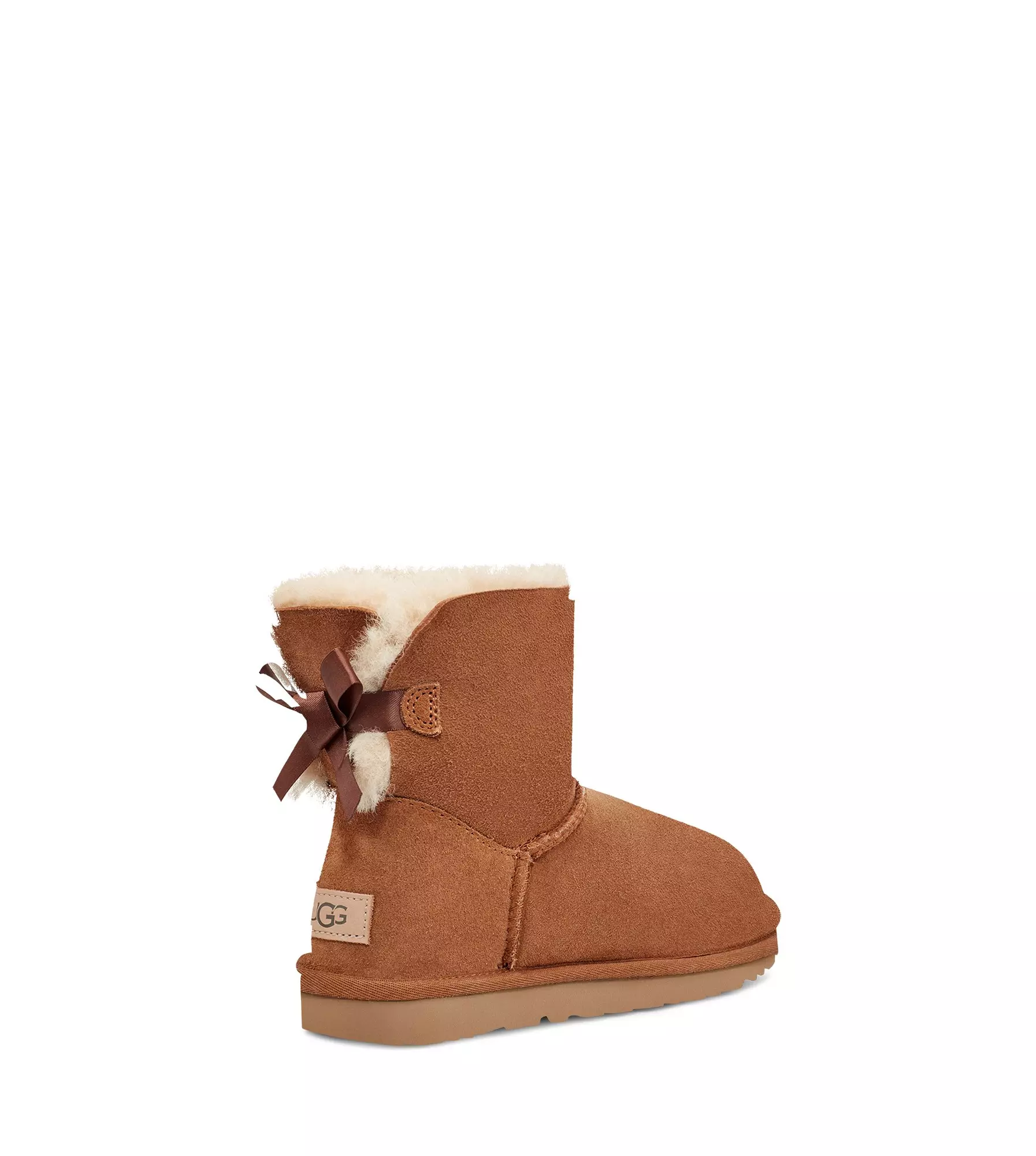 UGG Mini Bailey Bow II "Chestnut" Women's Boot - BROWN