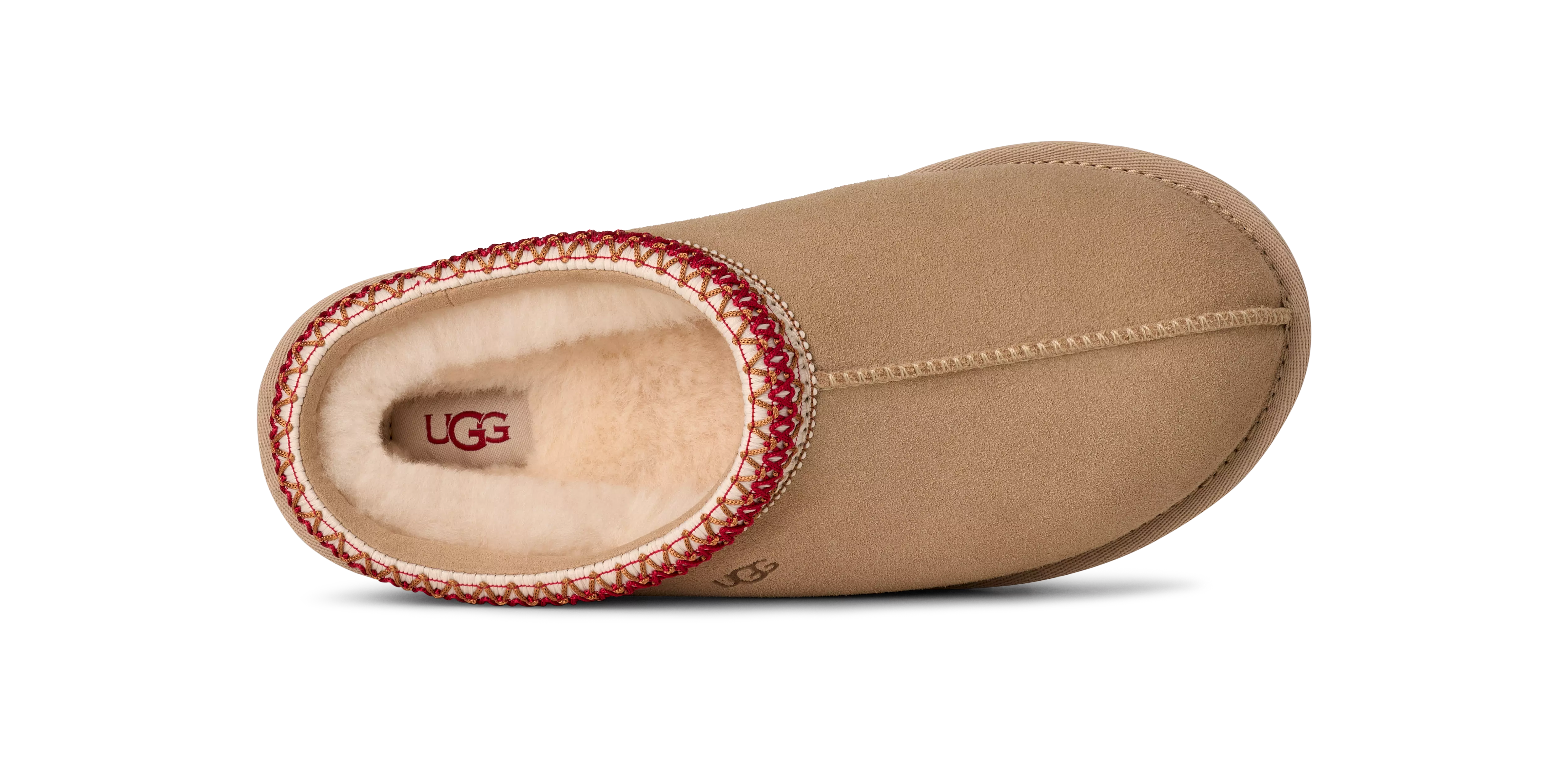 UGG Tasman II "Sand/Dark Cherry" Women's Slipper - SAND
