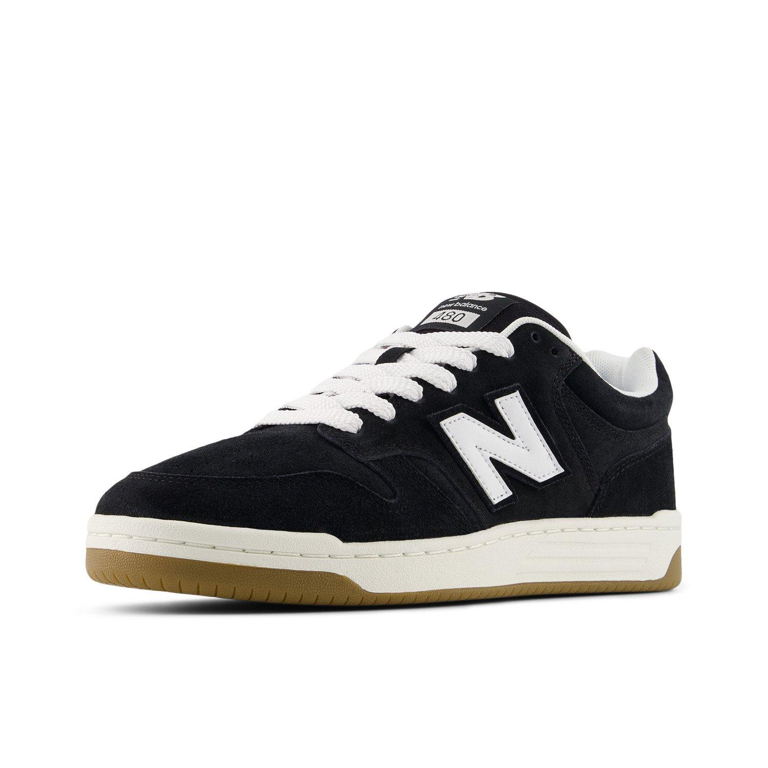 New Balance 480 "Black" Men's Shoe - BLACK Thumbnail View 6