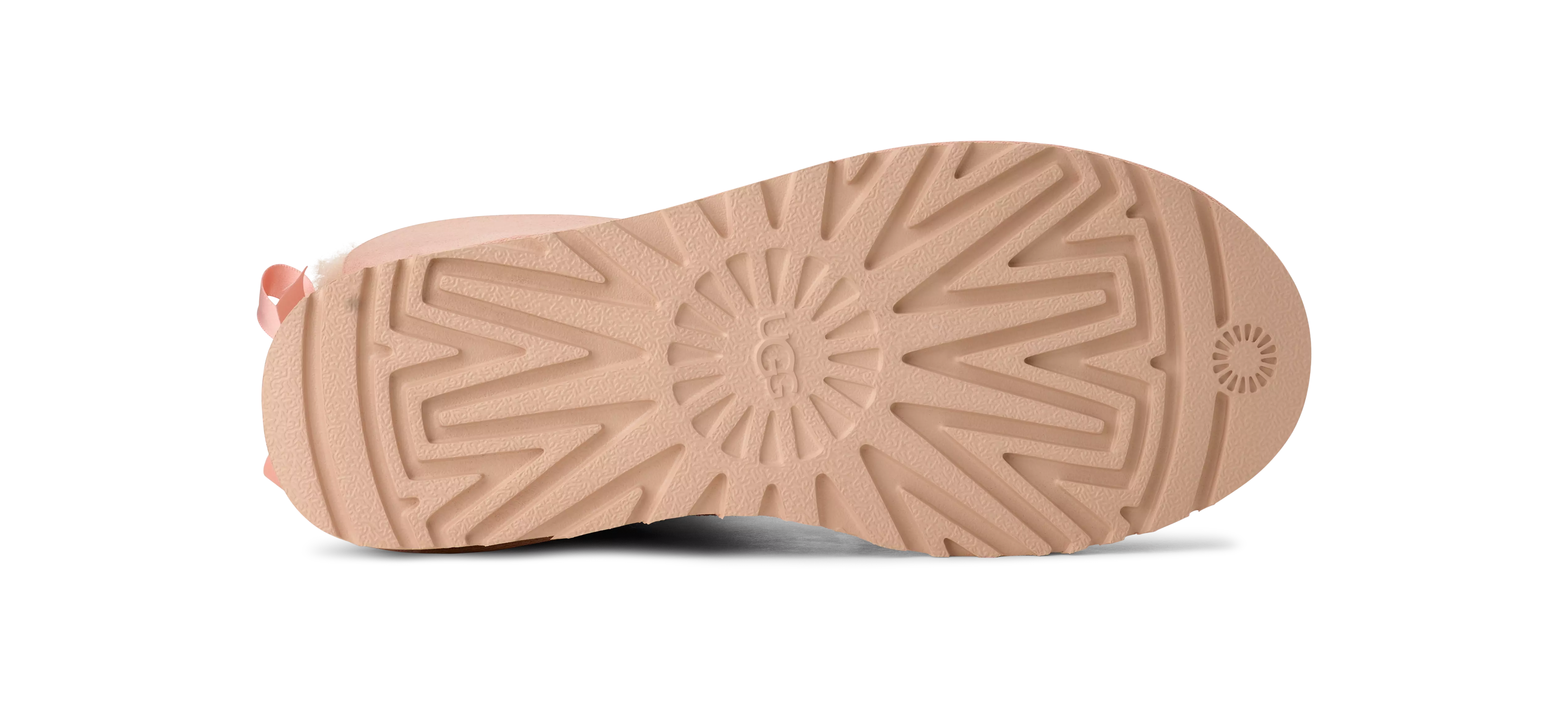 UGG Mini Bailey Bow II "Beige Blush" Women's Boot - LT PINK