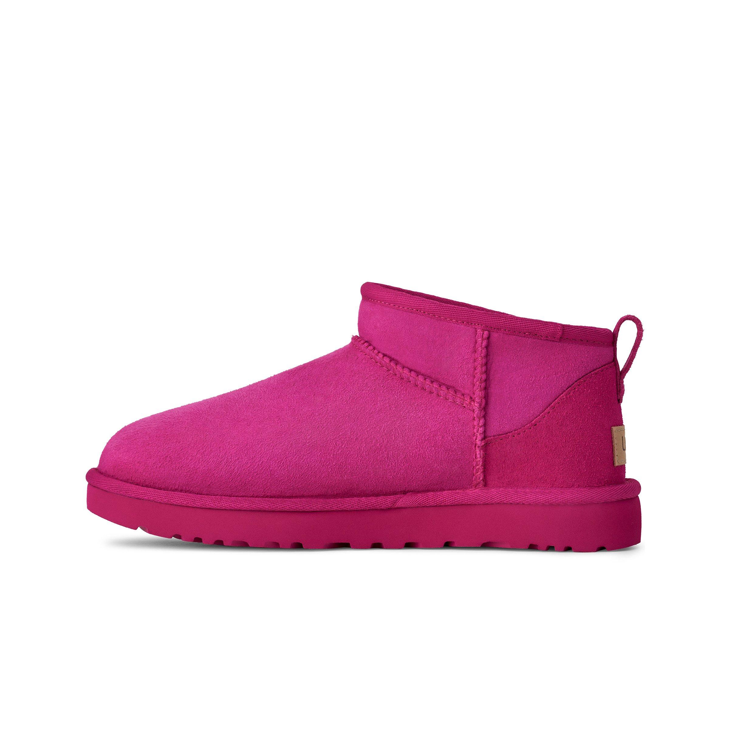 UGG Classic Ultra Mini "Dark Peony" Women's Boot - PINK Thumbnail View 2
