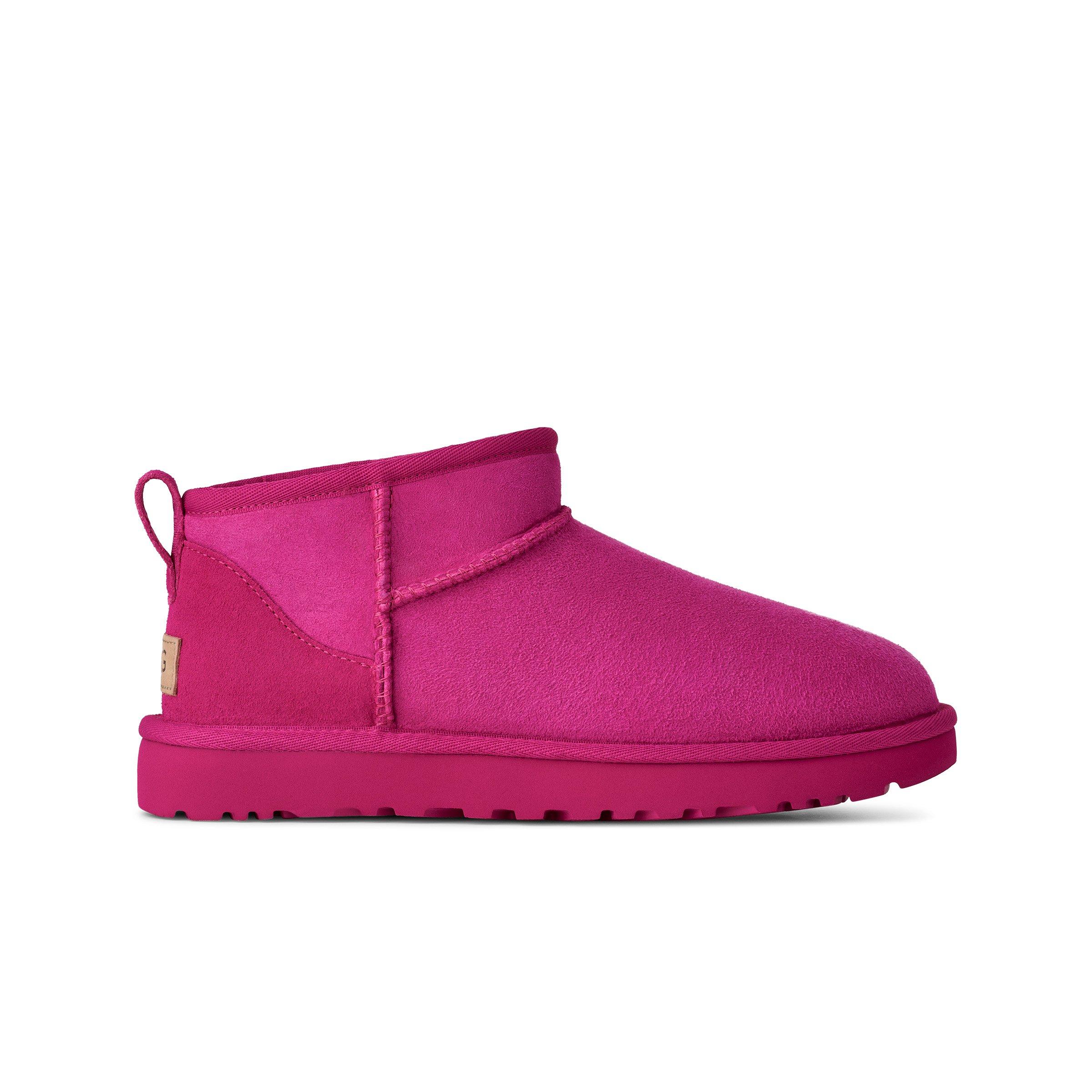 UGG Classic Ultra Mini "Dark Peony" Women's Boot - PINK Thumbnail View 1