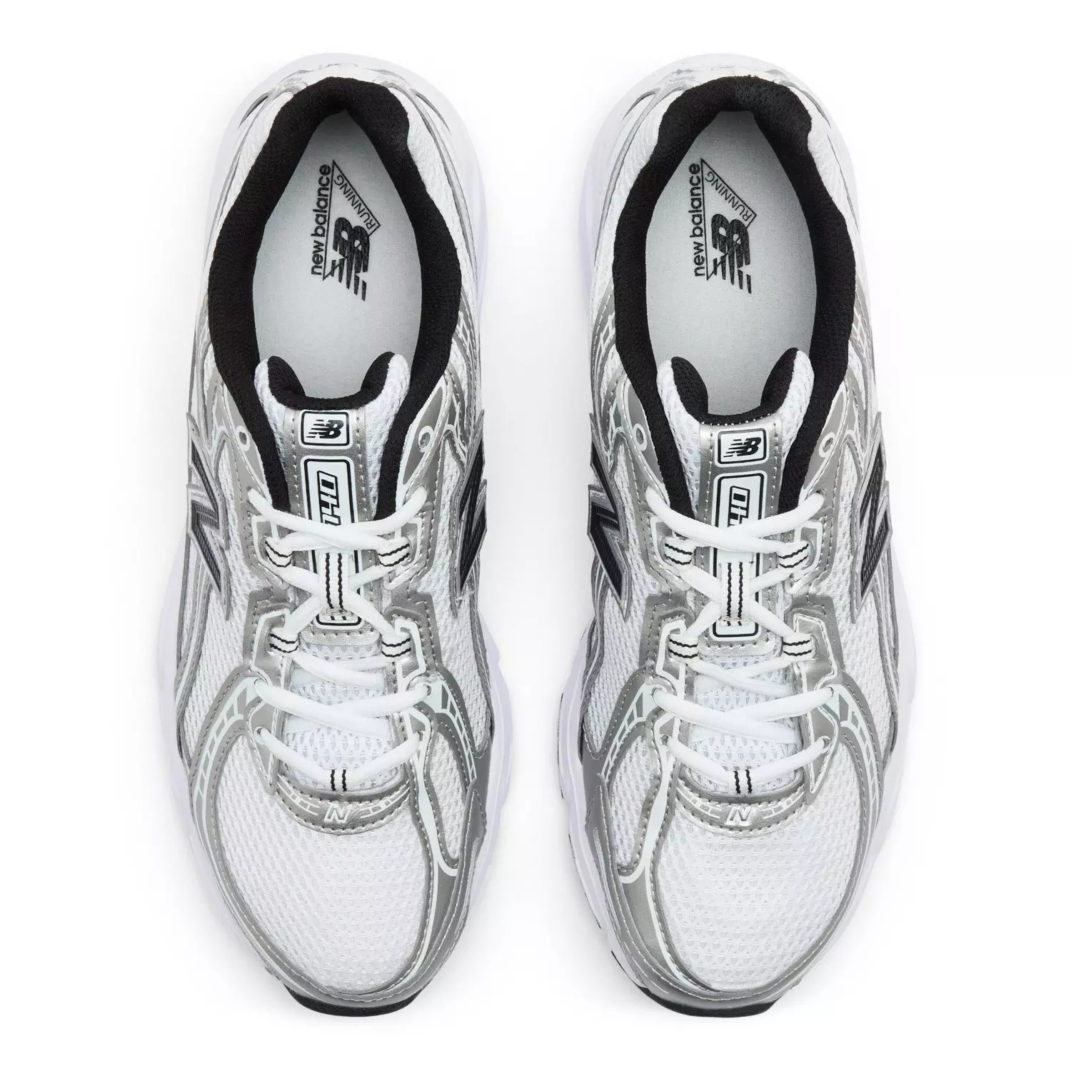 New Balance 740 "White/Silver Metallic/Navy" Unisex Shoe - SILVER/BLACK