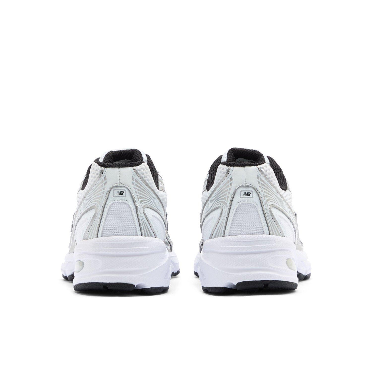 New Balance 740 "White/Silver Metallic/Navy" Unisex Shoe - SILVER/BLACK Thumbnail View 6