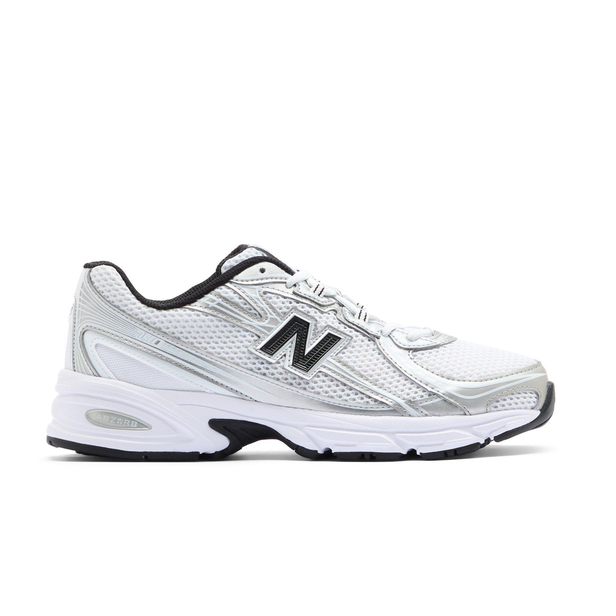 New Balance 740 "White/Silver Metallic/Navy" Unisex Shoe - SILVER/BLACK Thumbnail View 1