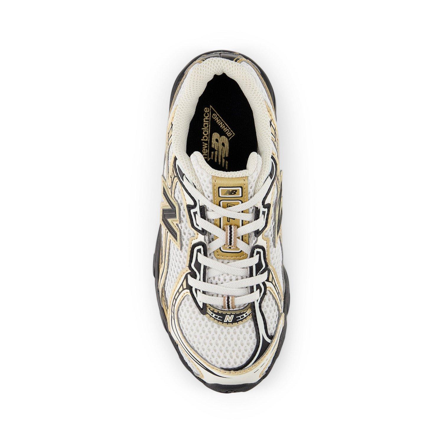 New Balance 740 Preschool Boys' "White/Black/Gold" Shoe