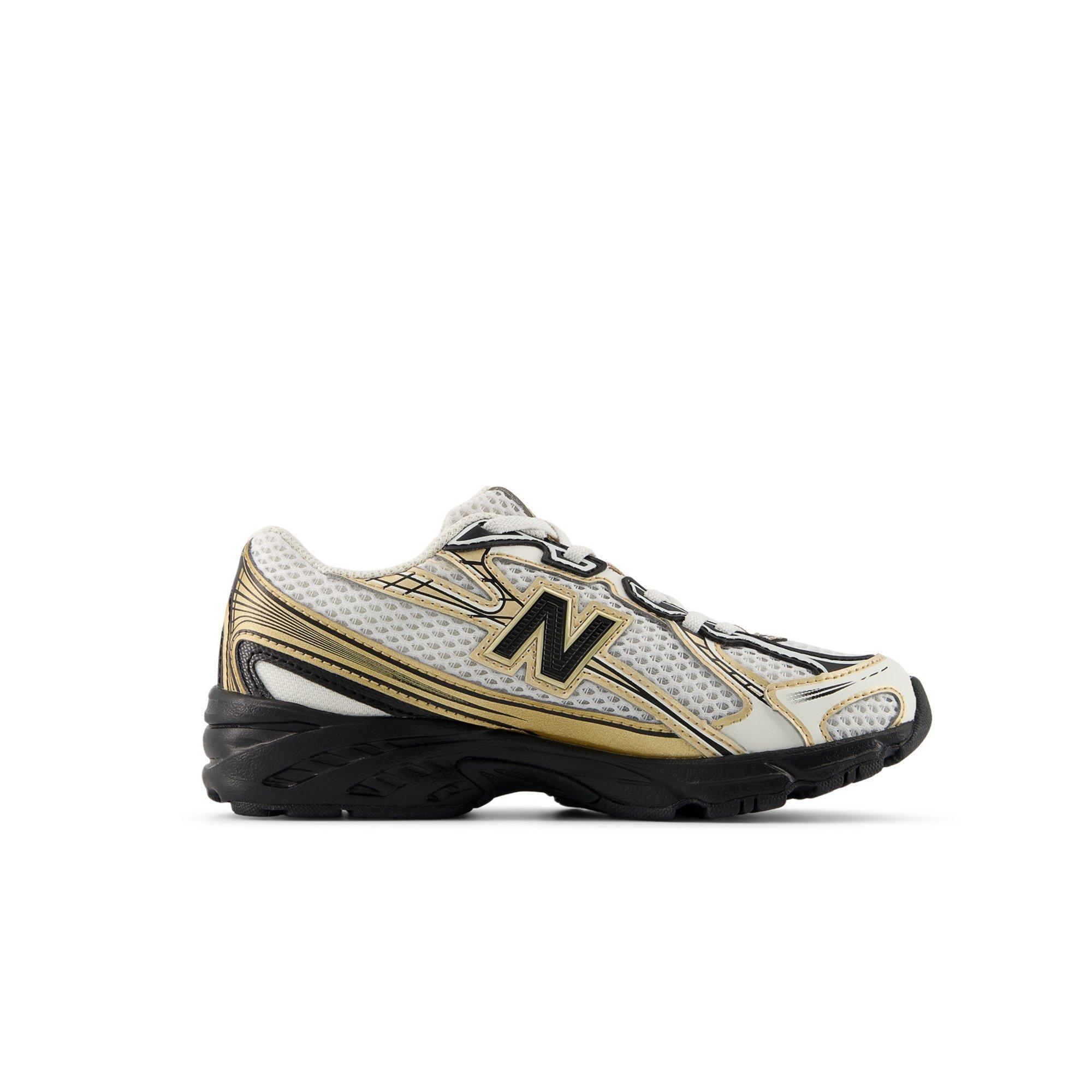 New Balance 740 Preschool Boys' "White/Black/Gold" Shoe