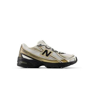 New Balance 740 "White/Black/Gold" Preschool Boys' Shoe