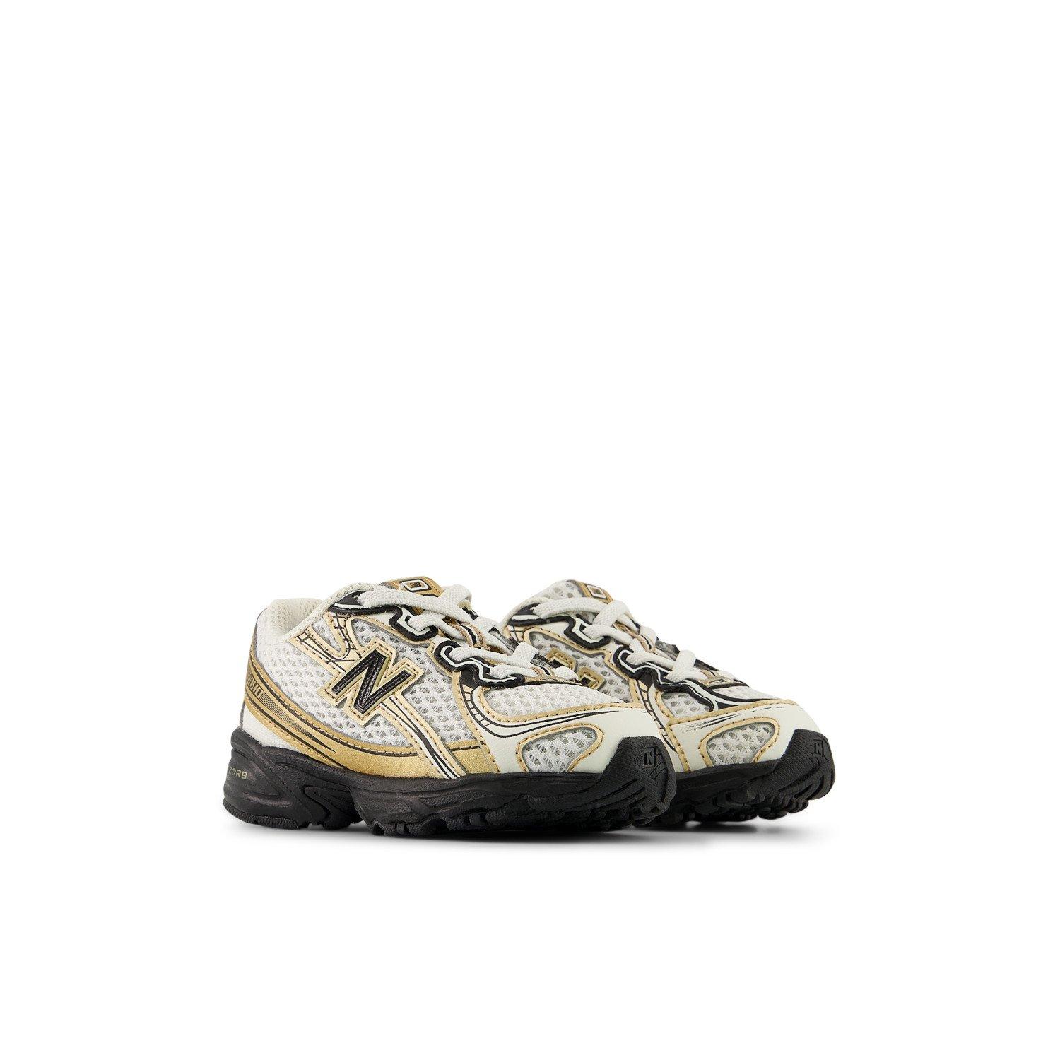 New Balance 740 Toddler Boys' "Sea Salt/Black/Gold" Shoe