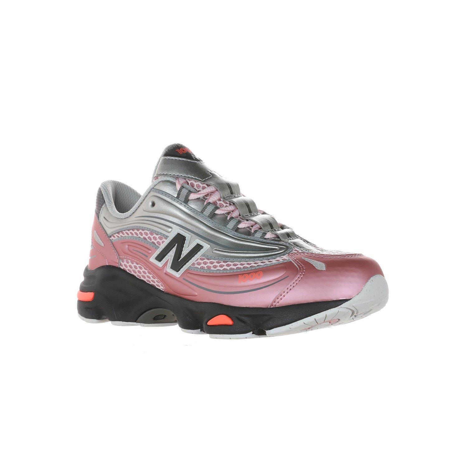 New Balance 1000 Grade School Kids' "Platinum/Pink/Black" Shoe