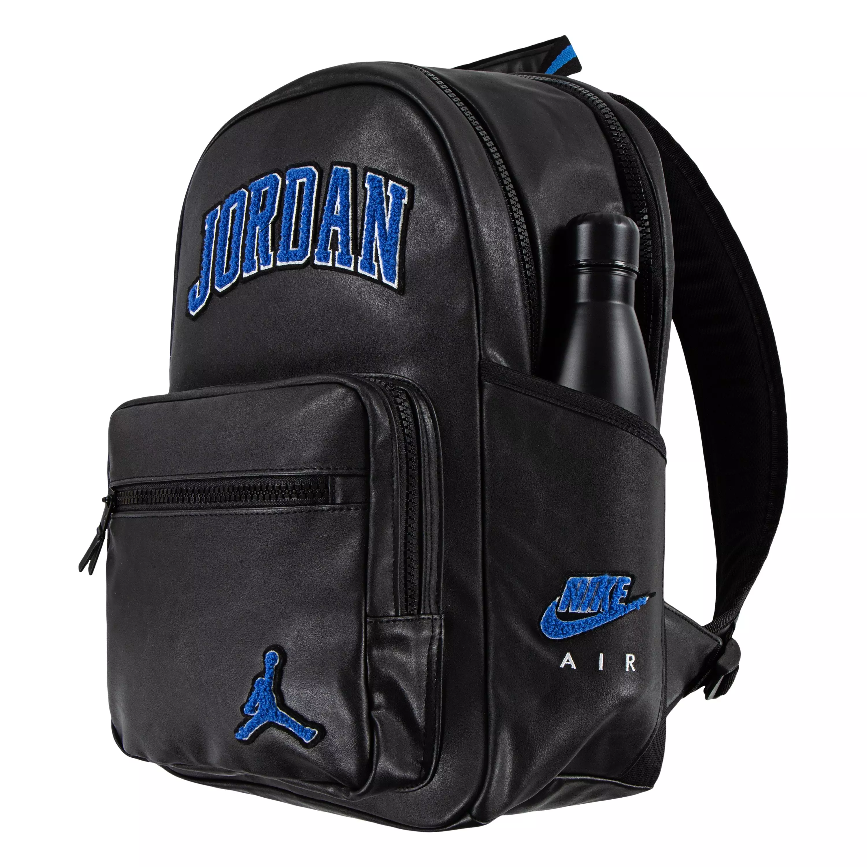 Jordan Borough Varsity Backpack - Blue - BLACK/BLUE