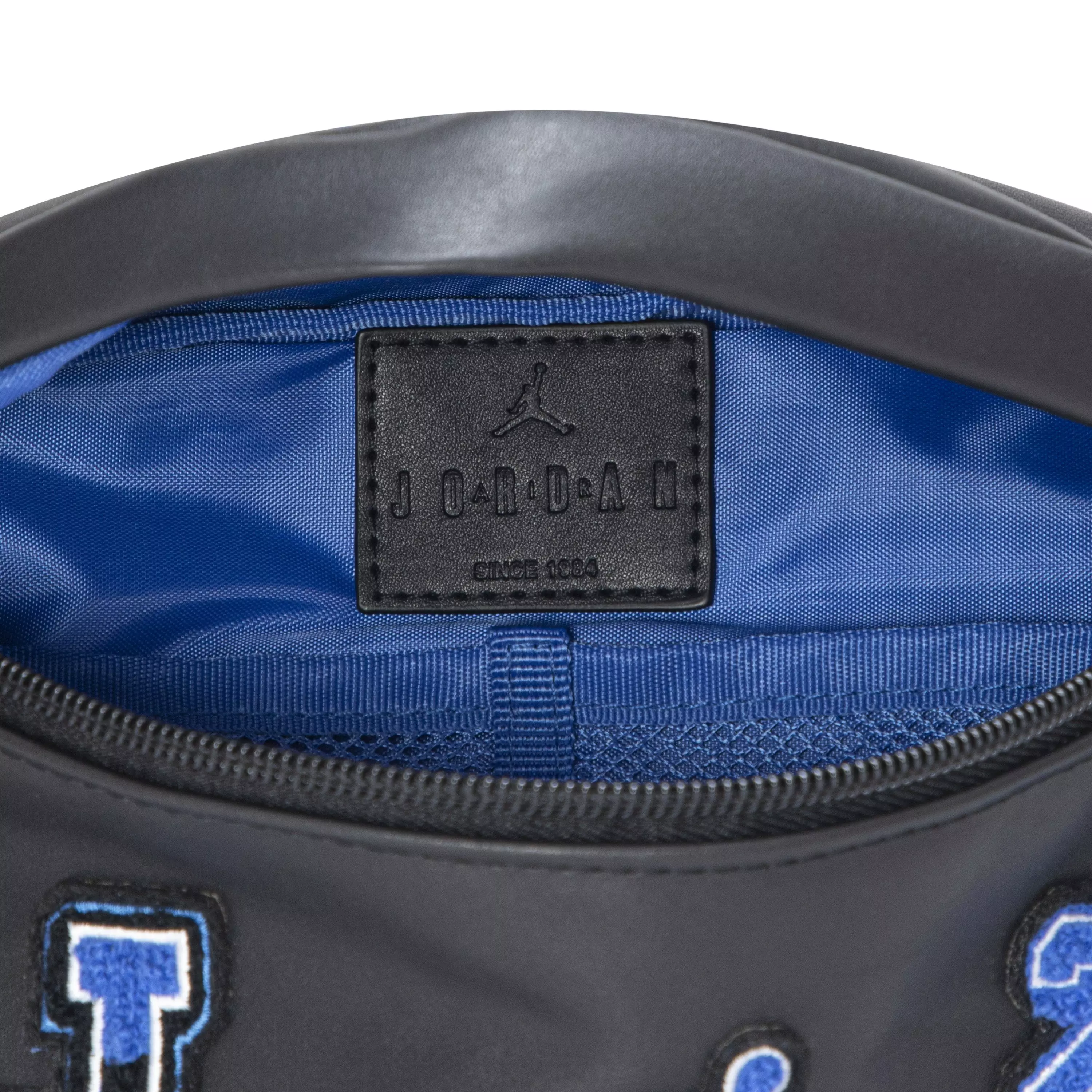 Jordan Borough Varsity Crossbody Bag - Blue - BLACK/BLUE