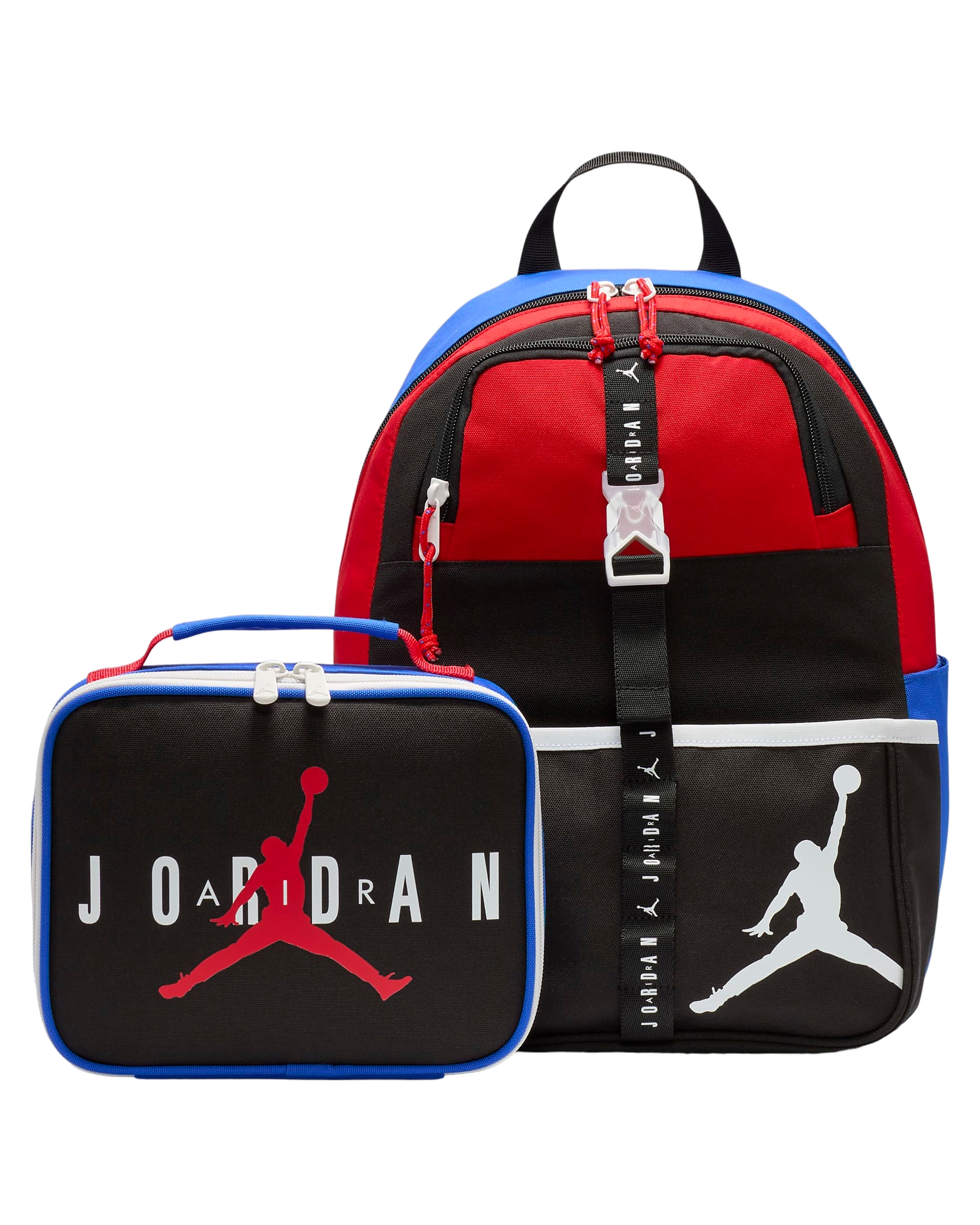 Jordan Air Lunch Box Backpack Combo Black/Red