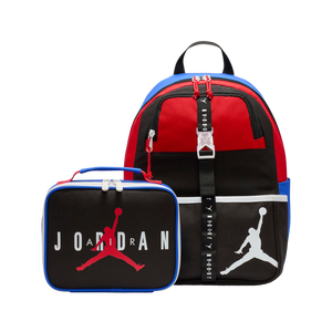 Jordan Air Lunch Box & Backpack Combo - Black/Red