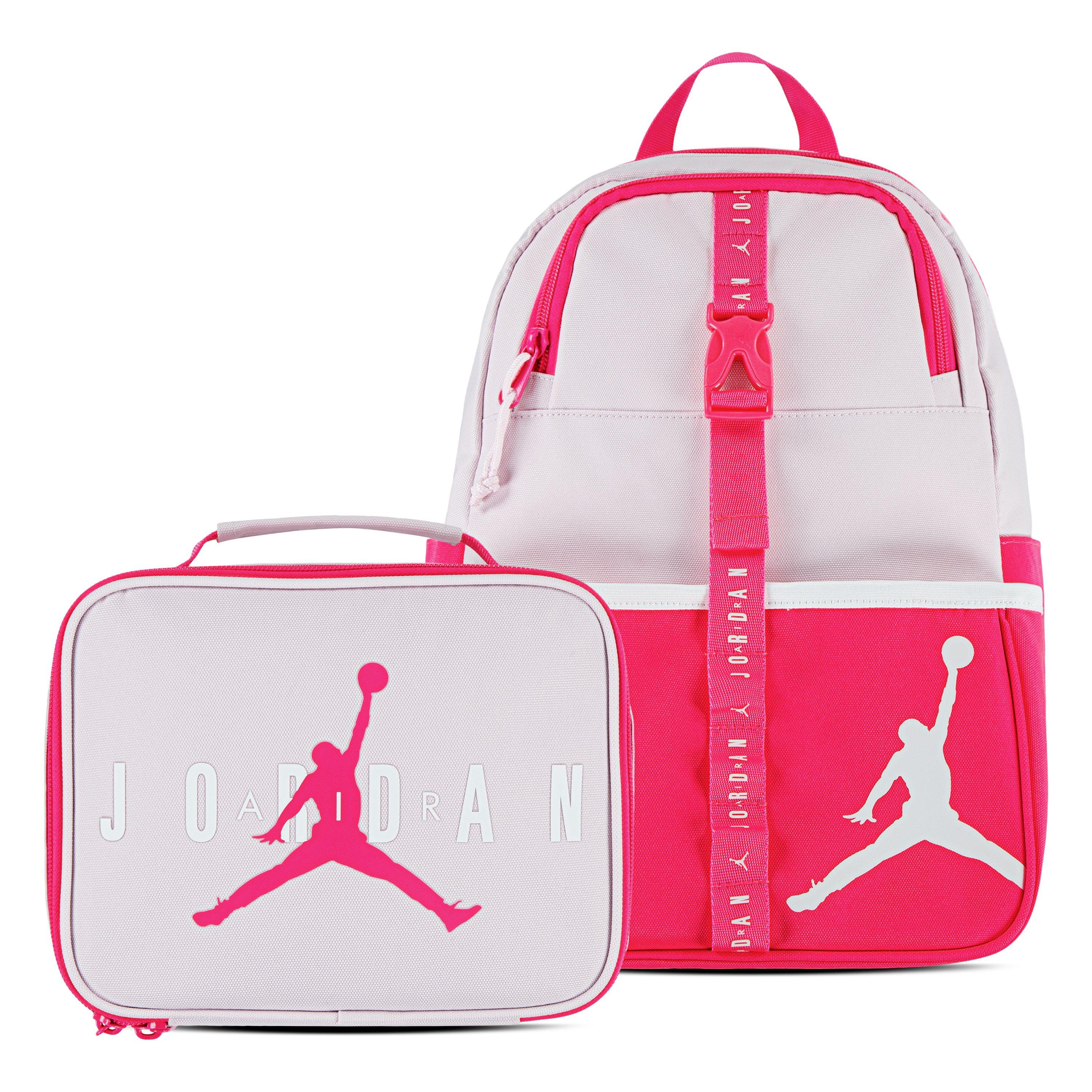 Jordan Air Lunch Box & Backpack Combo - Pink/White