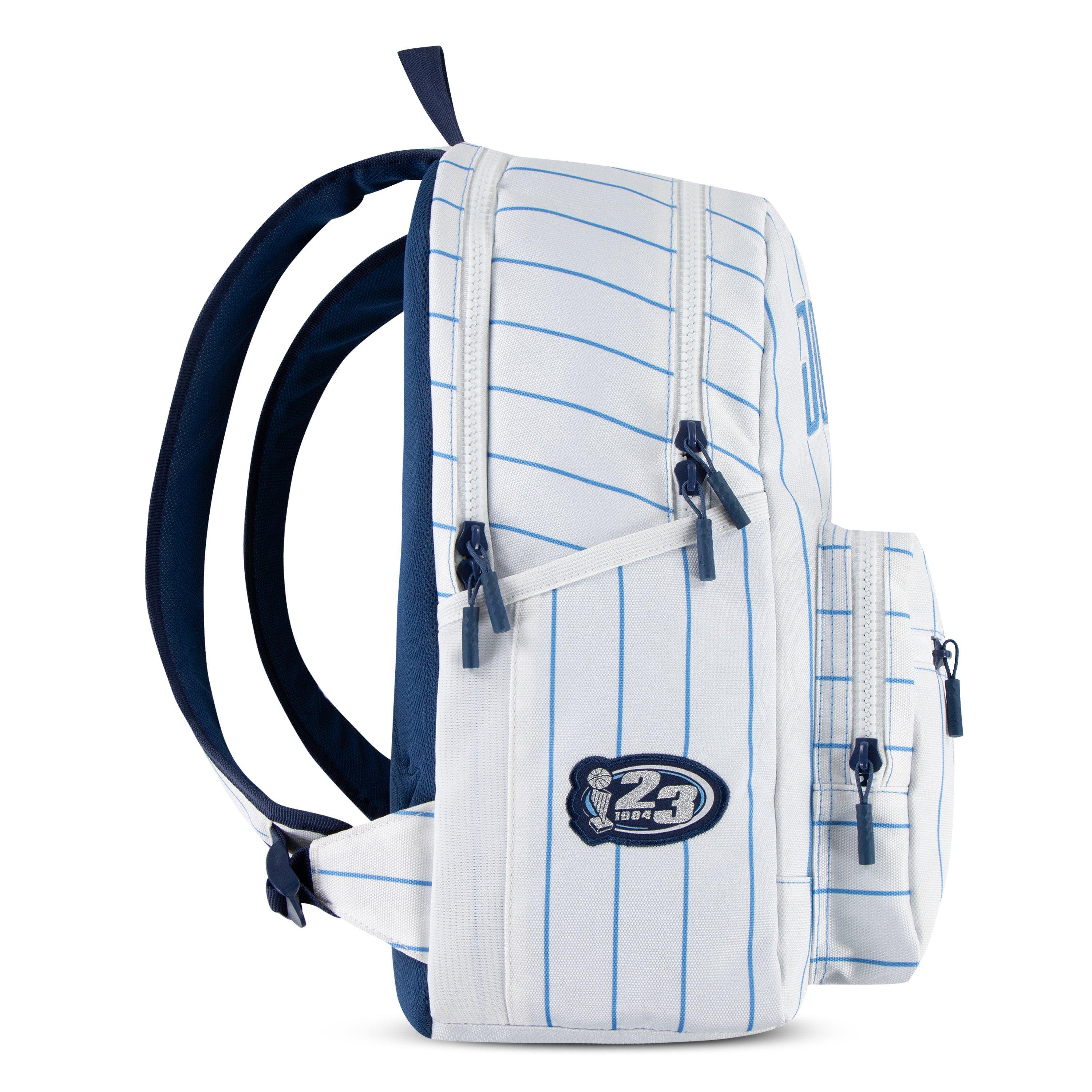 Jordan Play Off Women's Color Block Zipper Backpack - White/Blue
