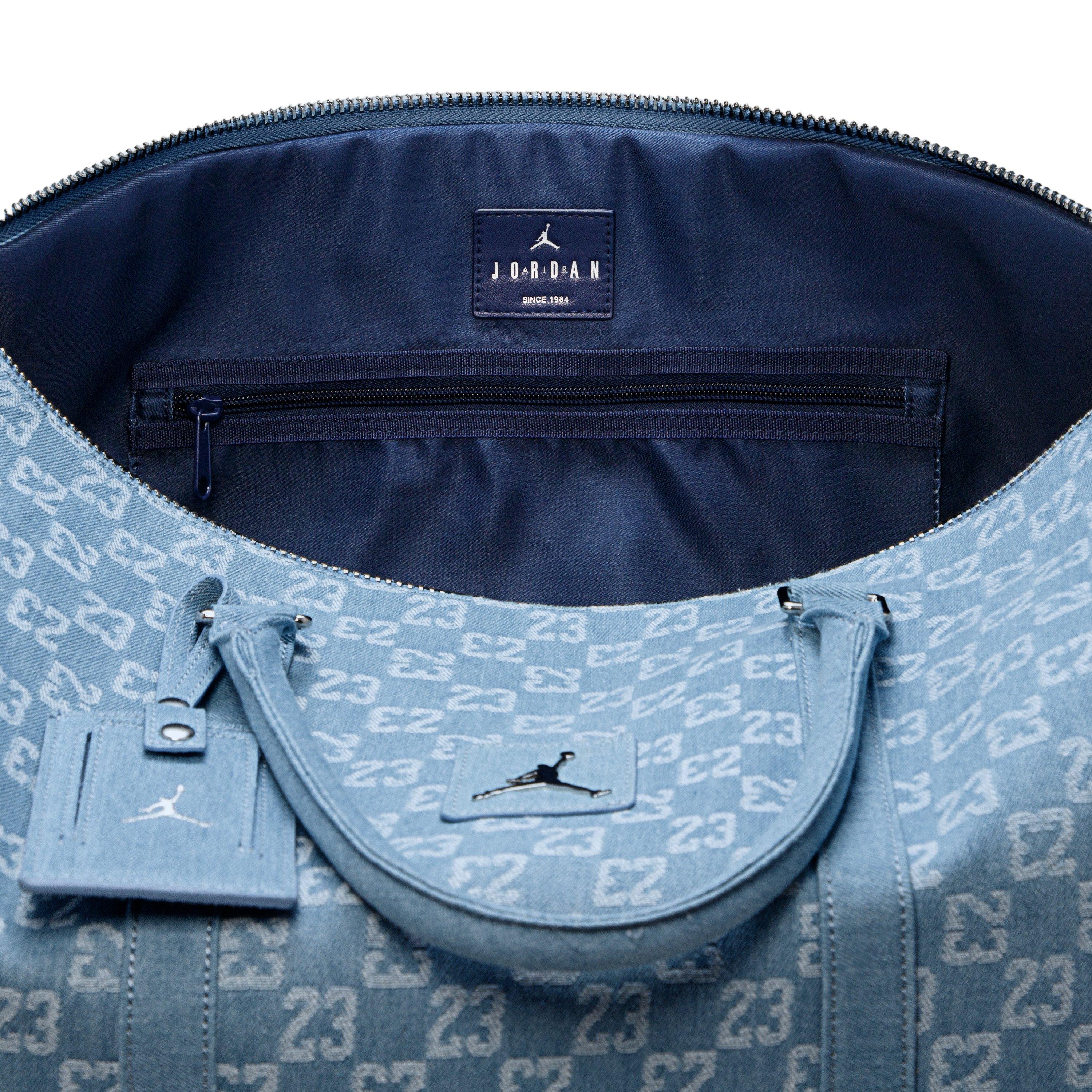 Jordan Monogram Duffle Bag - Denim Travel Duffle | Hibbett