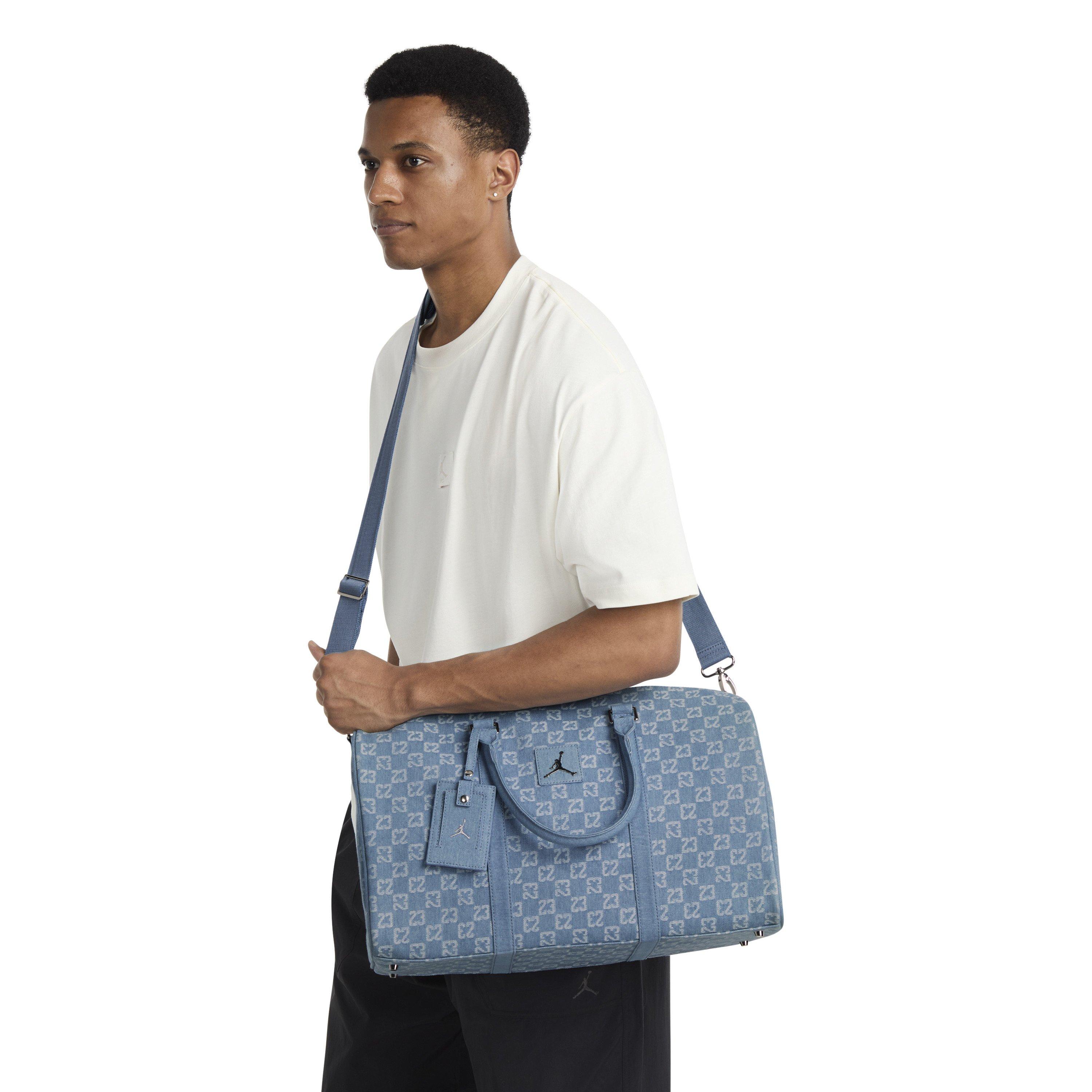 Jordan Monogram Duffle Bag - Denim Travel Duffle | Hibbett