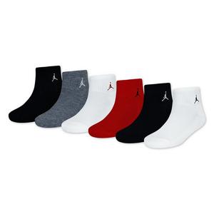 Jordan Big Kids' Everyday Essentials 6-Pack Multi Ankle Socks