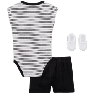 Jordan Infant Boys' Essential Striped 3-Piece Set - Black