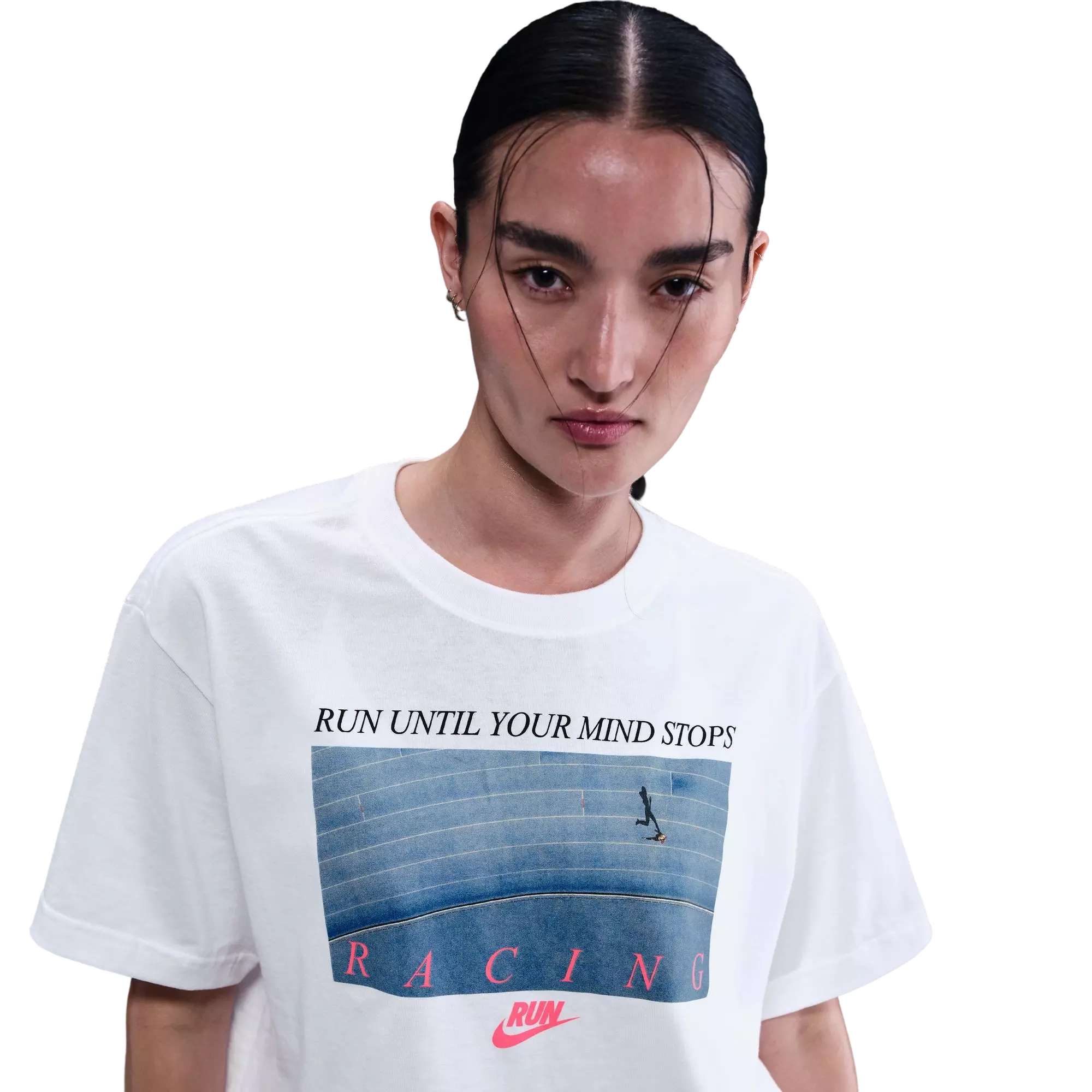 Nike Women's Sportswear Club Cropped Tee - WHITE