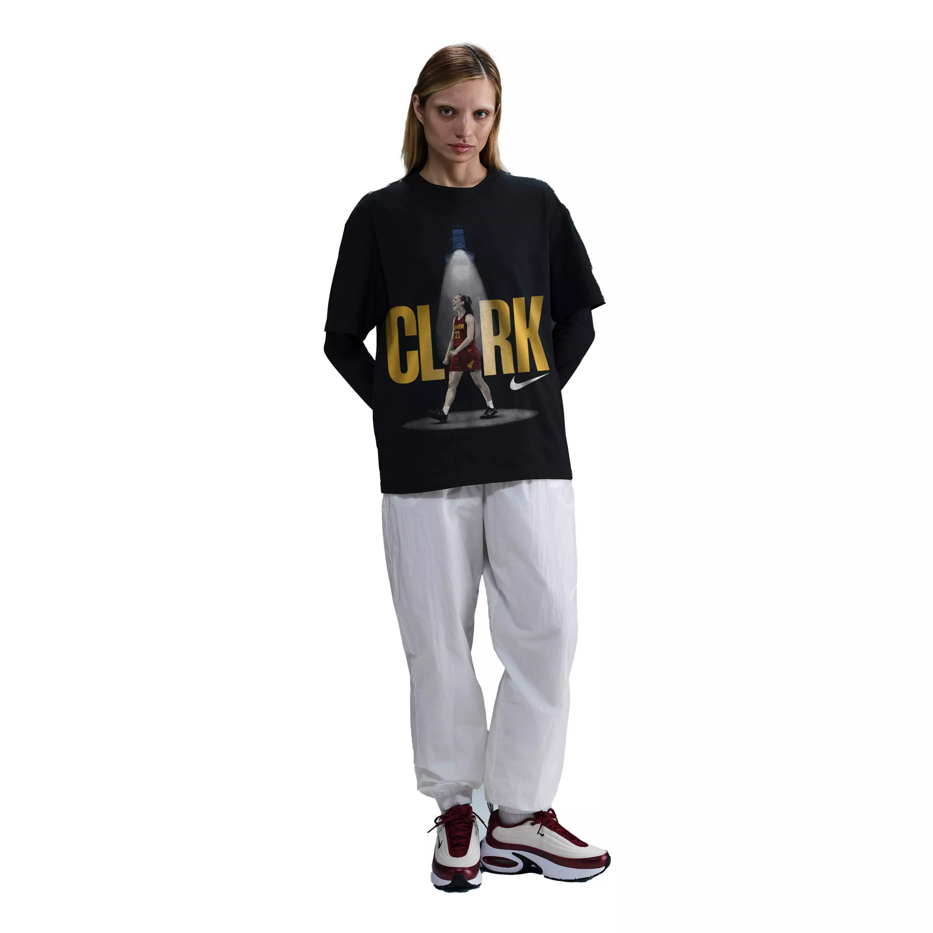 Nike Women's Caitlin Clark "So Win" Basketball Tee - BLACK